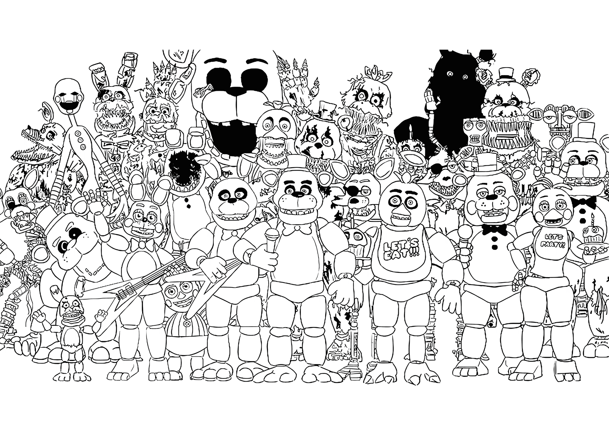 All FNAF Animatronics