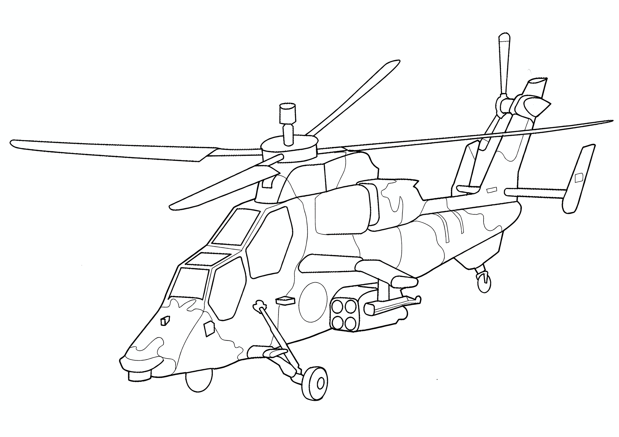 Helicopter PAH-2 Eurocopter Tiger