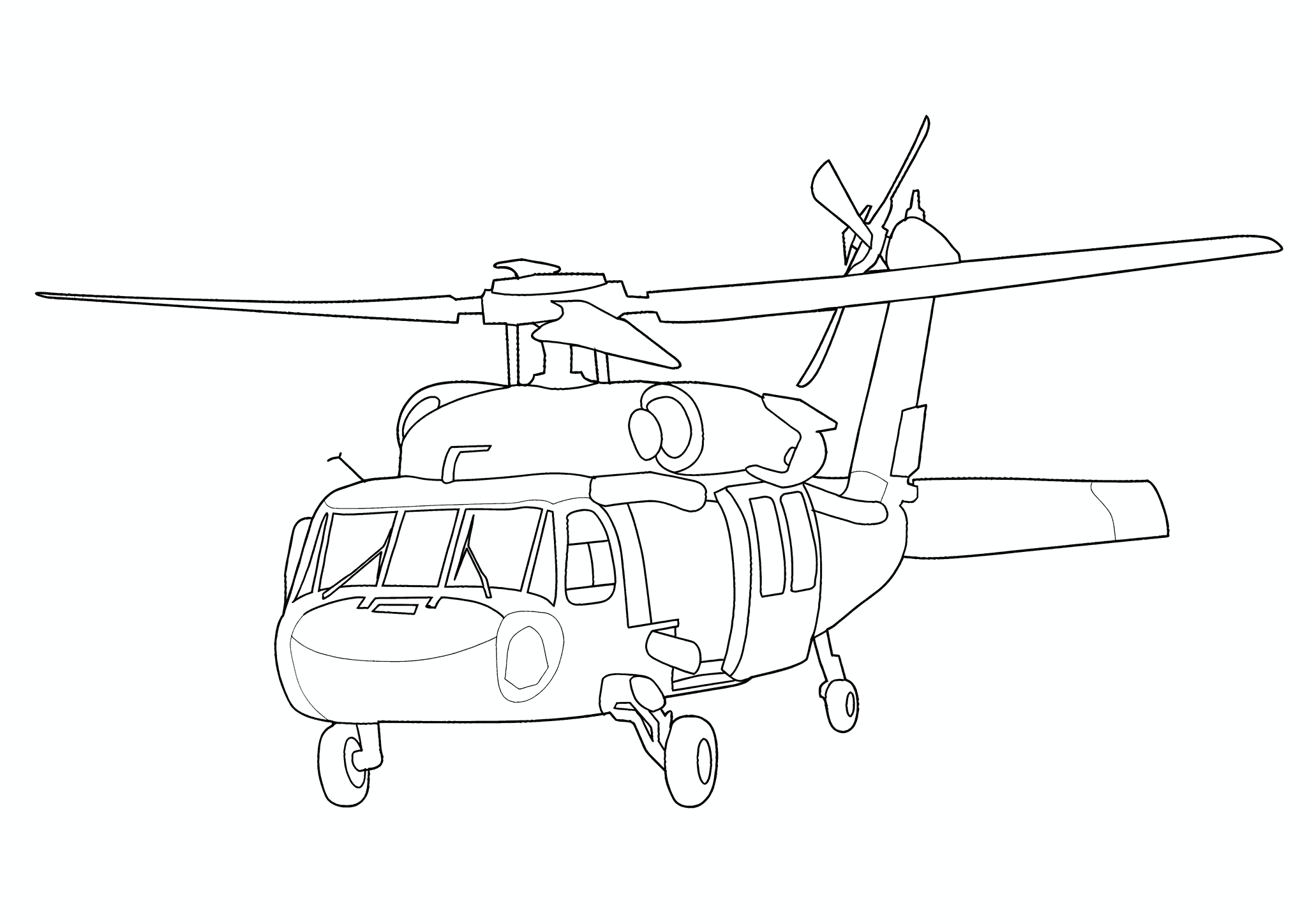 Helicopter UH-60 Black Hawk (USA)