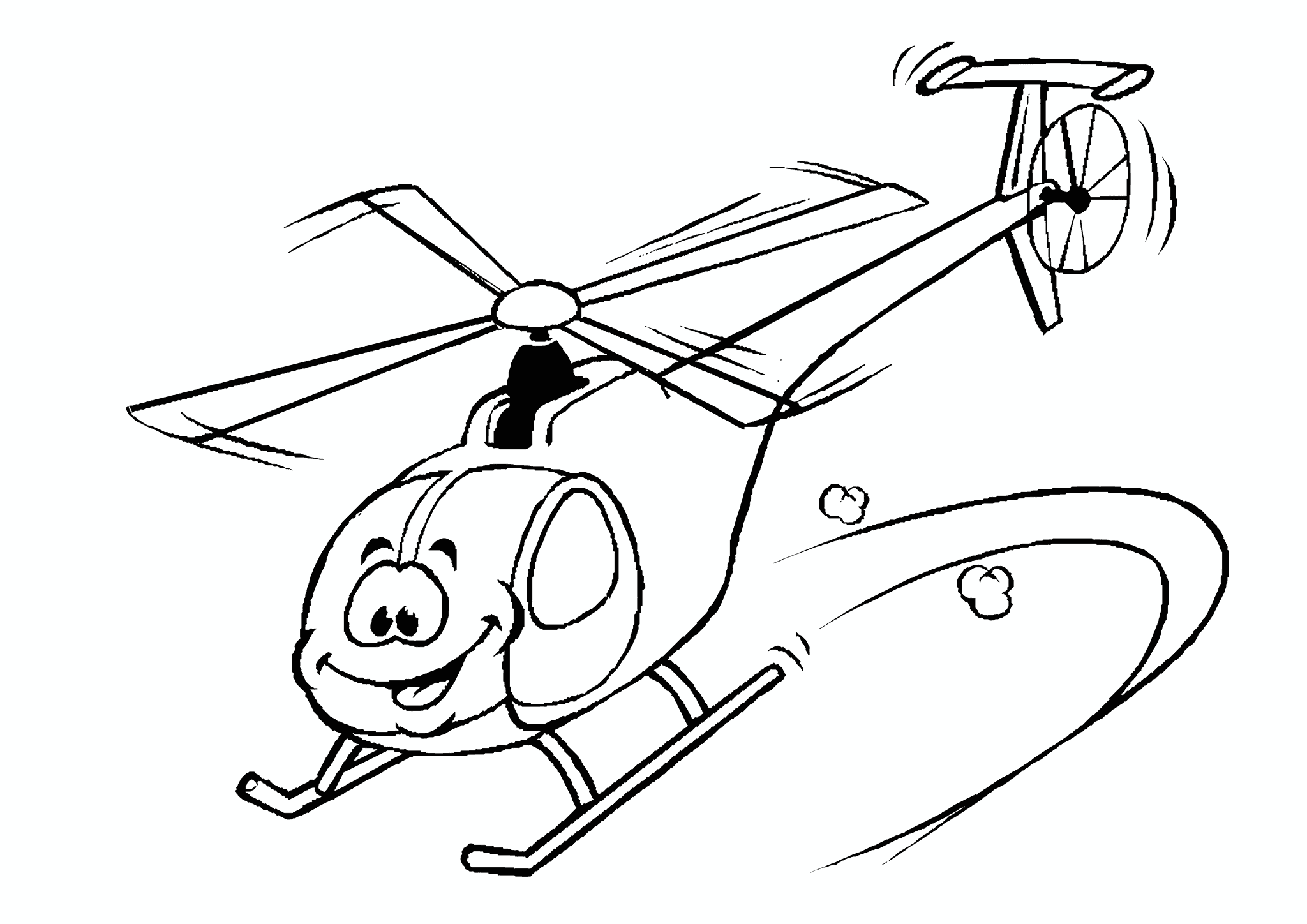 Smiling Helicopter