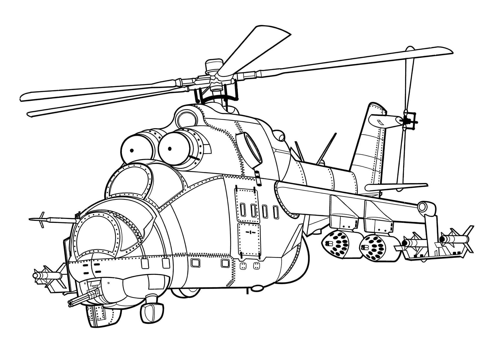 Helicopter Mi-24D Hind-D (USSR)