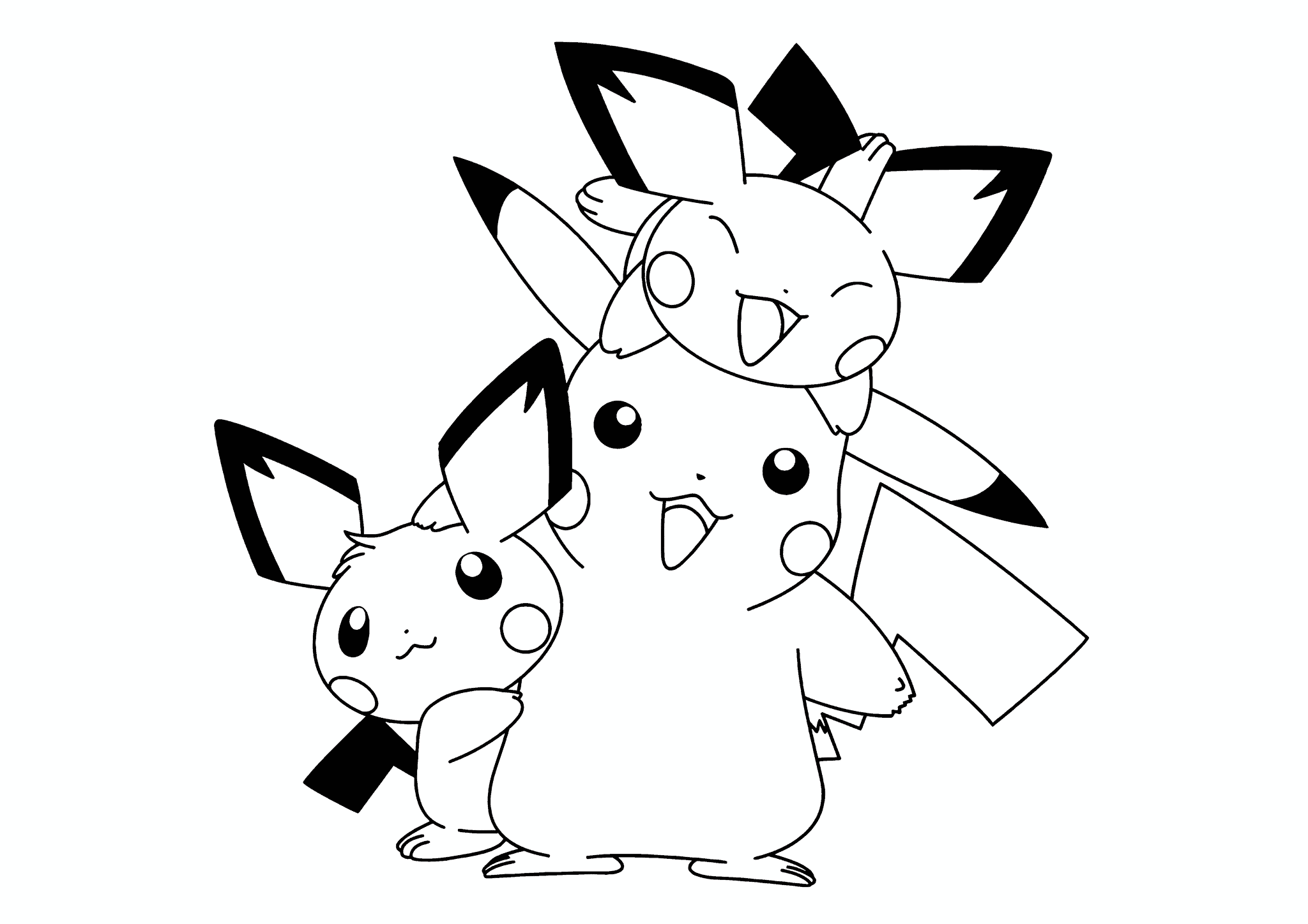 Pikachu and Pokemon