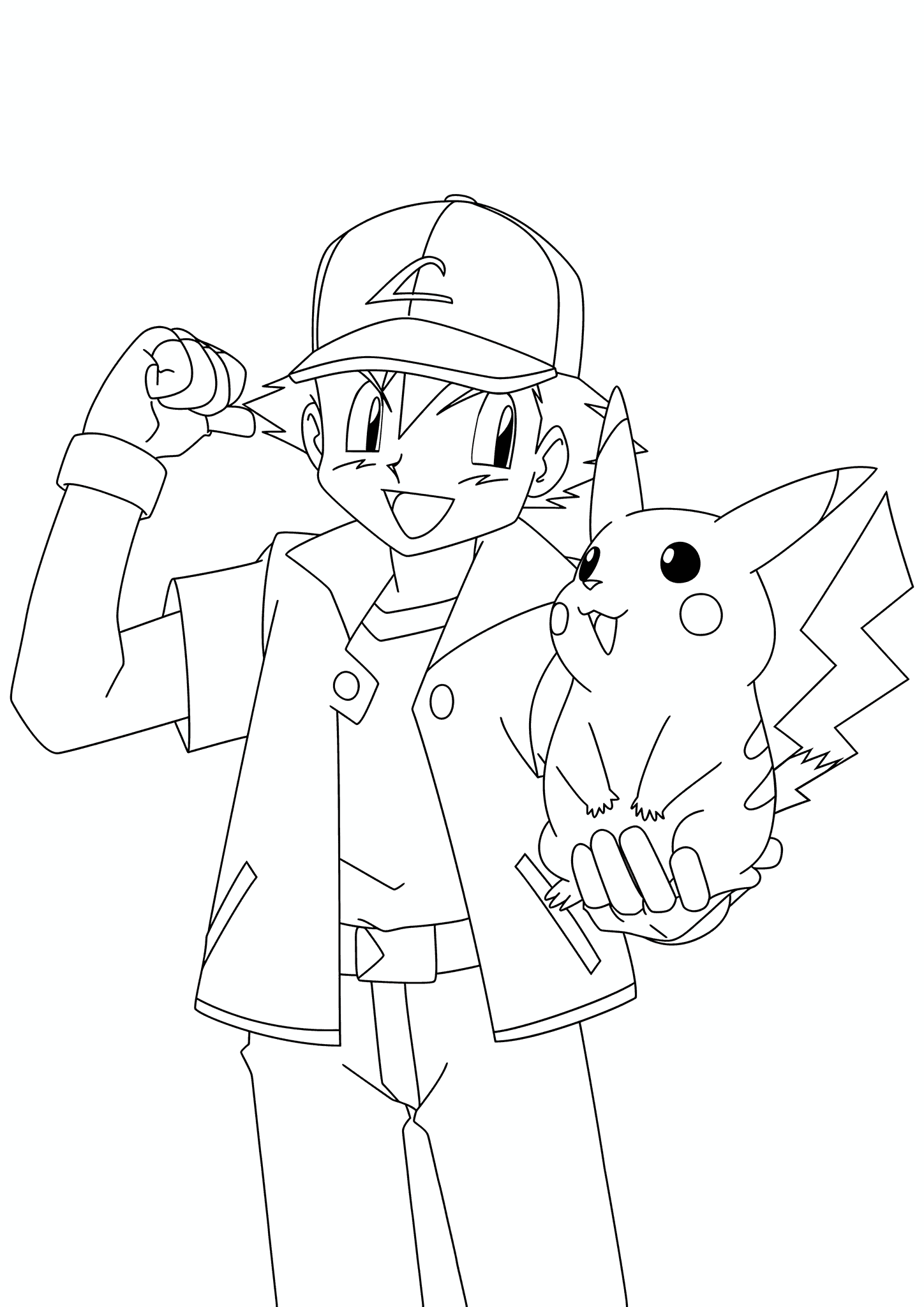 Ash Ketchum and Pikachu