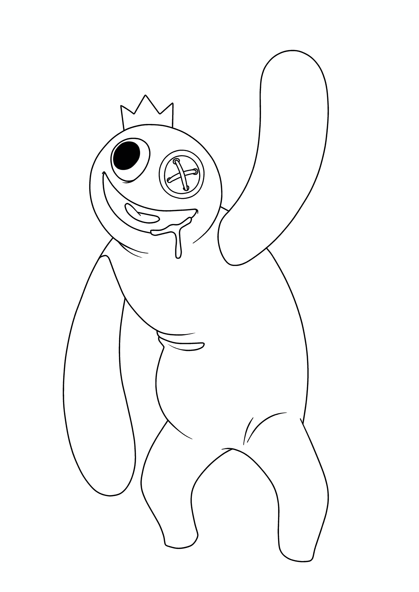 Rainbow Friends: Fatty Blue