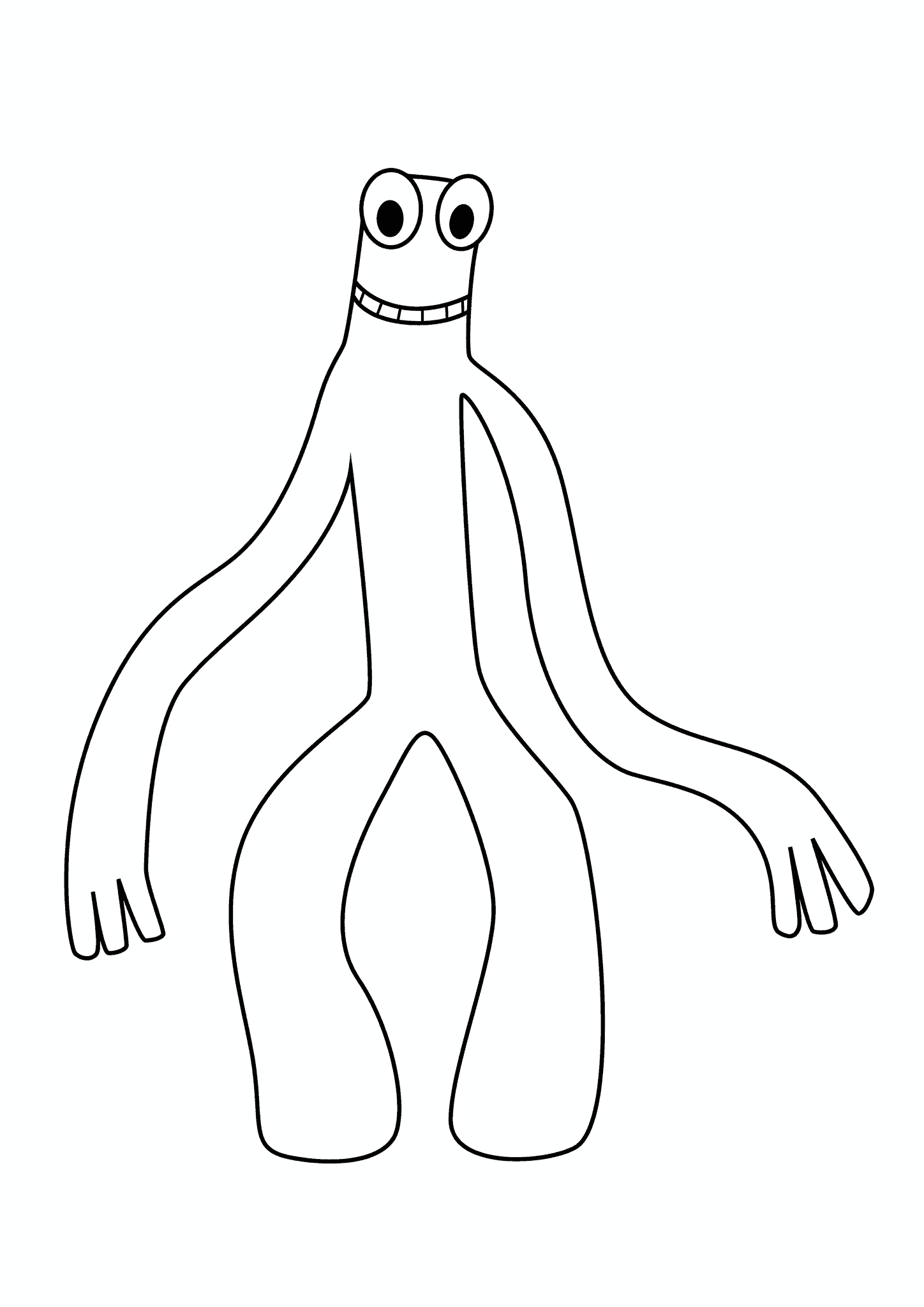 Rainbow Friends: Green Children Character