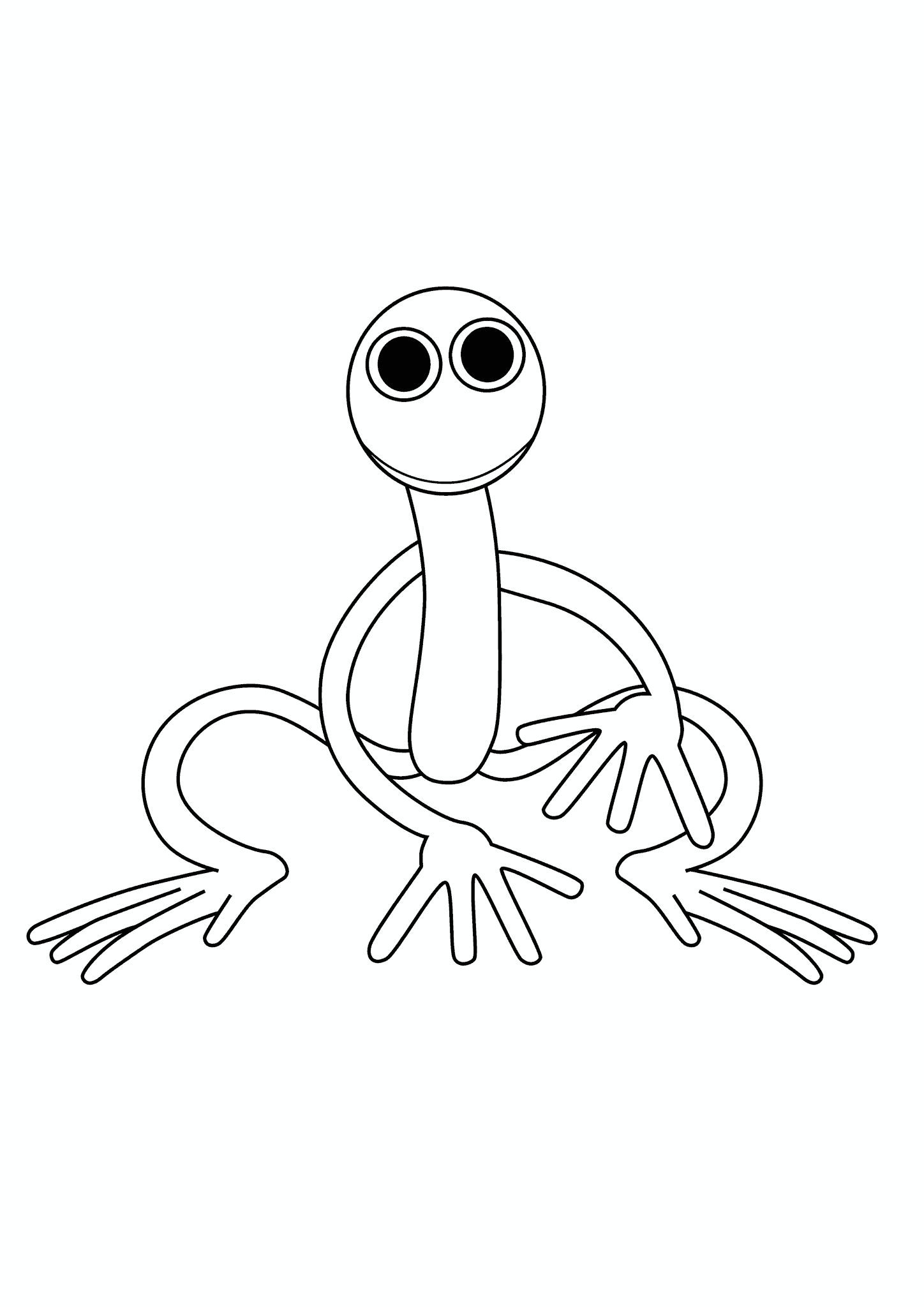 Rainbow Friends: Purple Smiling