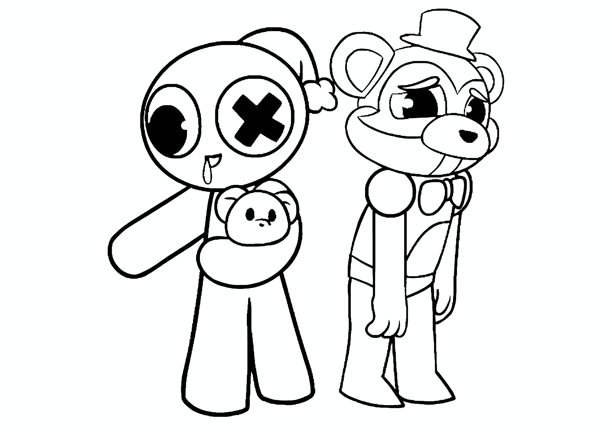 Rainbow Friends vs FNAF