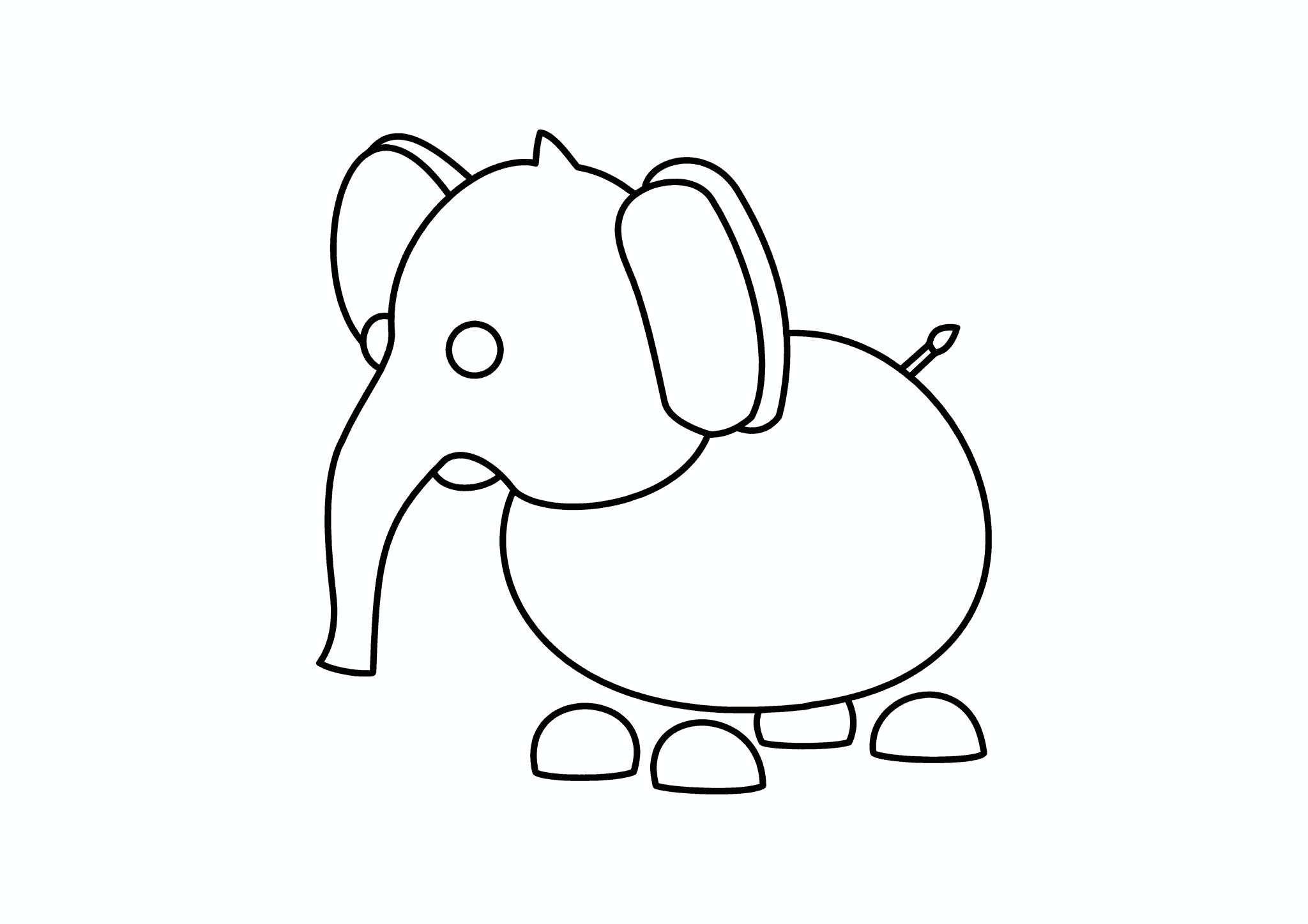 Adopt Me (Roblox): Simple Elephant