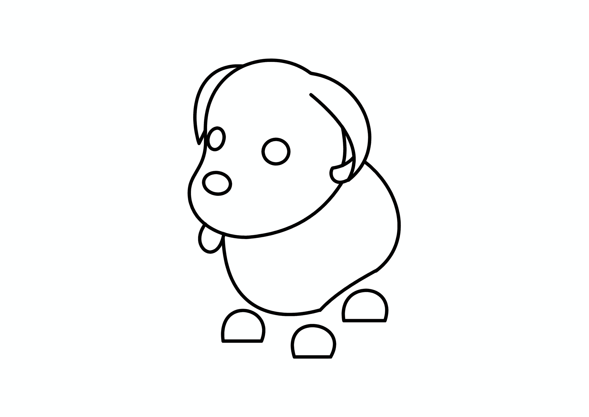 Adopt Me (Roblox): Blue Dog