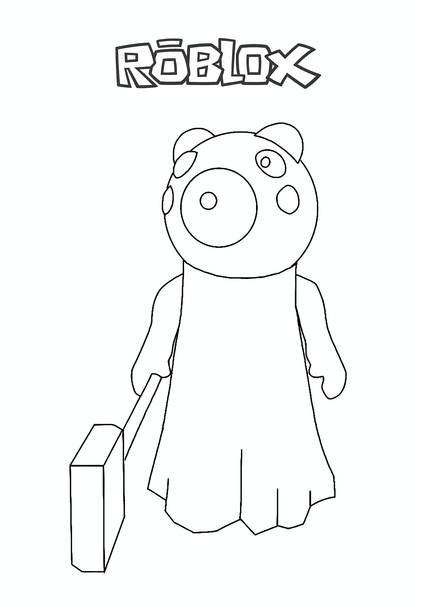 Piggy (Roblox): with a Sledgehammer