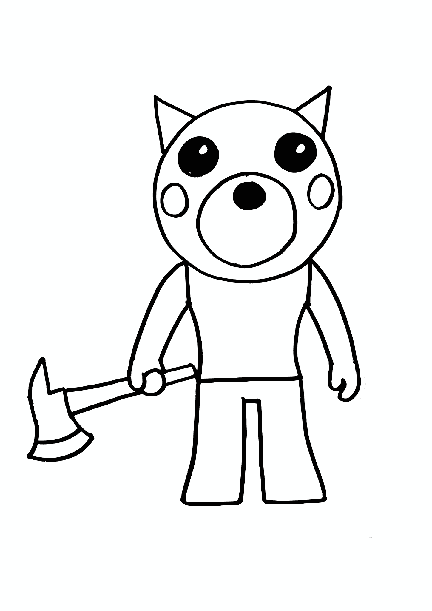 Piggy (Roblox): Wolf with Axe