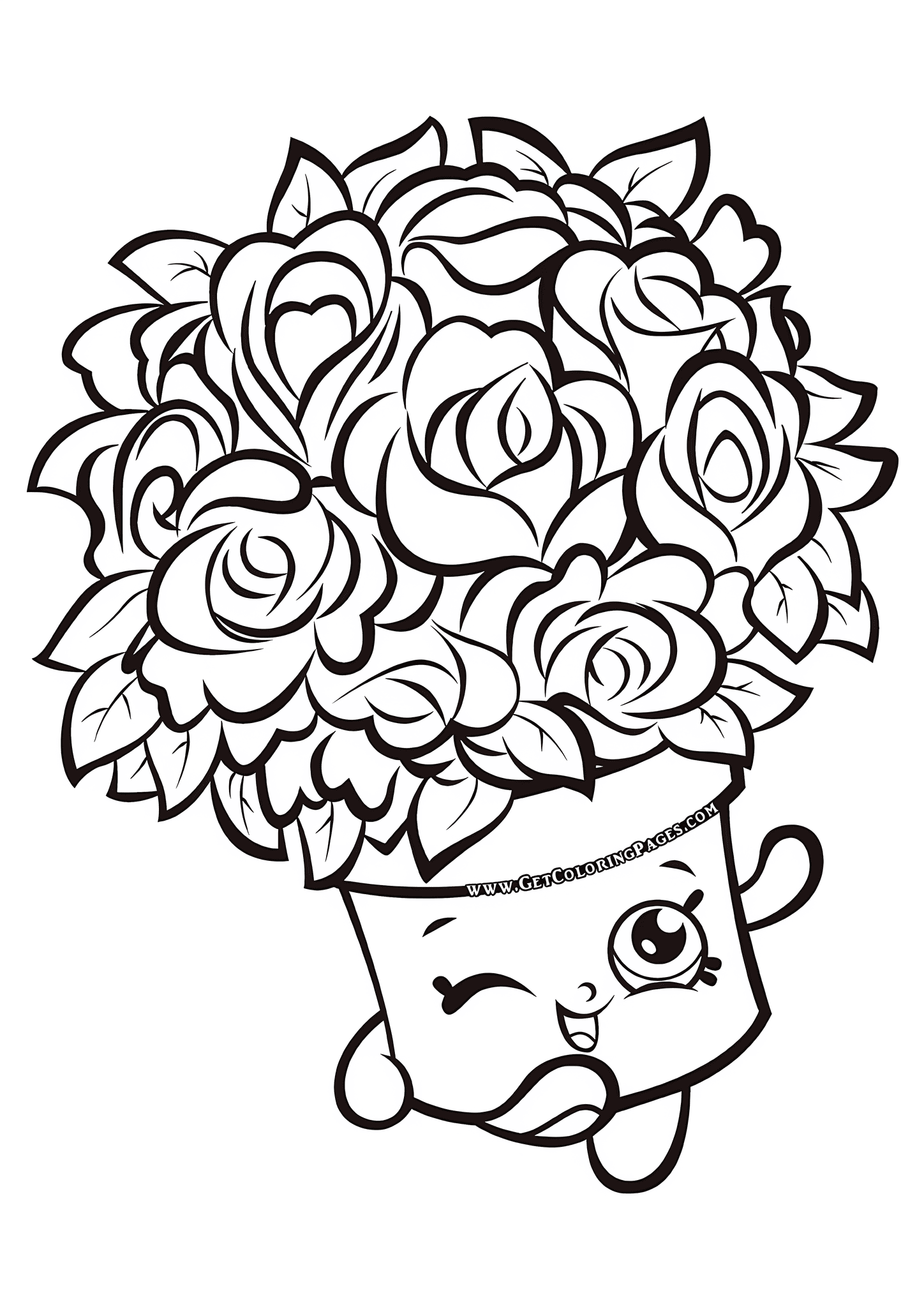 Shopkins: Flower Pot with Roses