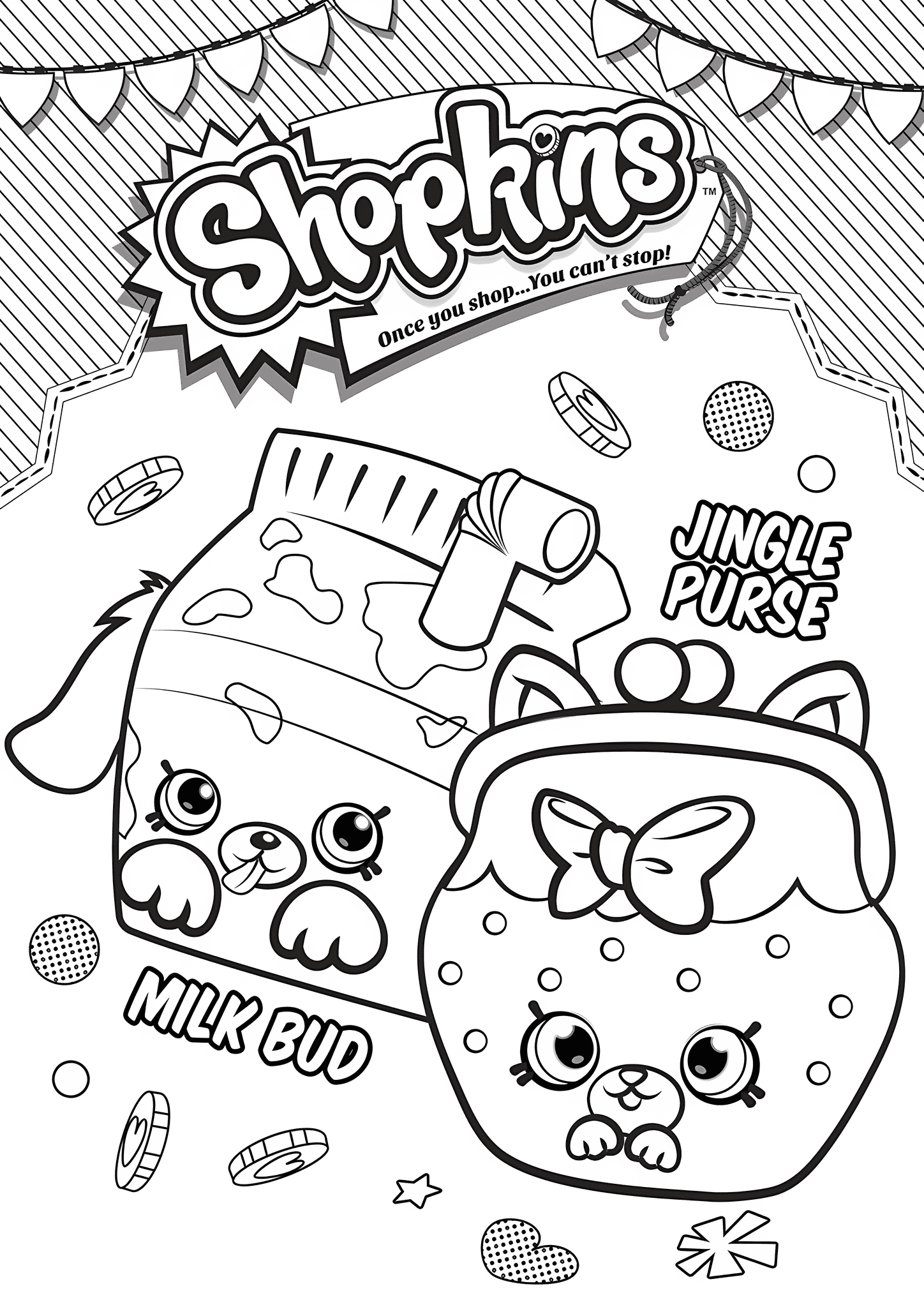 Shopkins: Milk Carton and Wallet