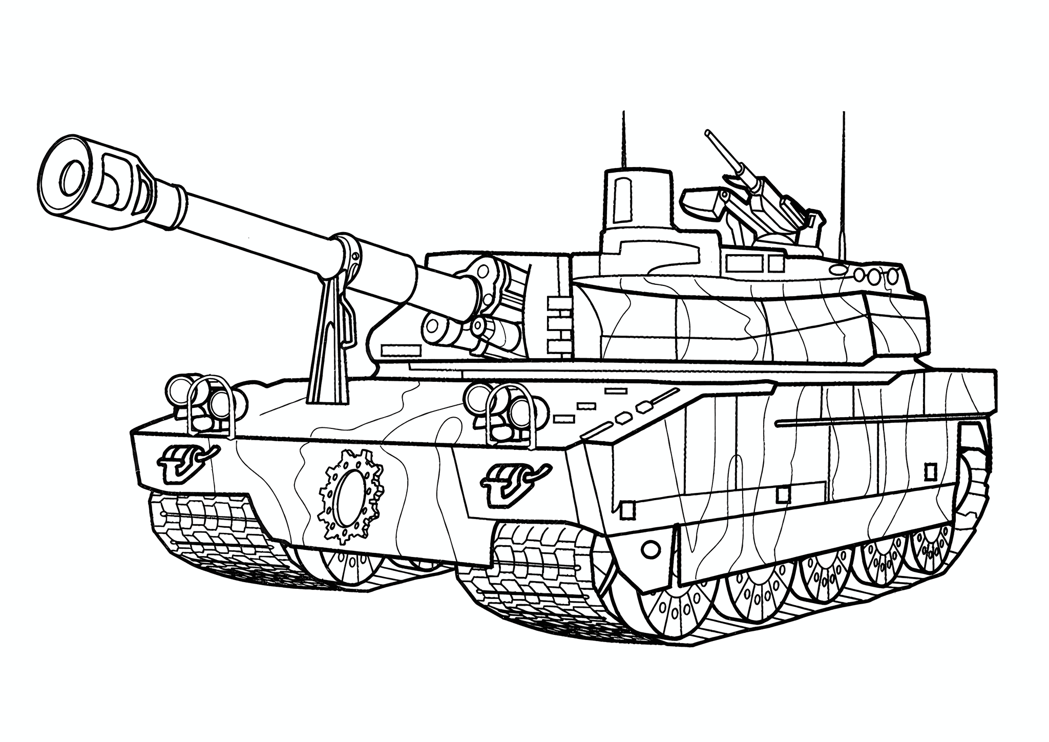 Tank AMX-56 Leclerc (France)