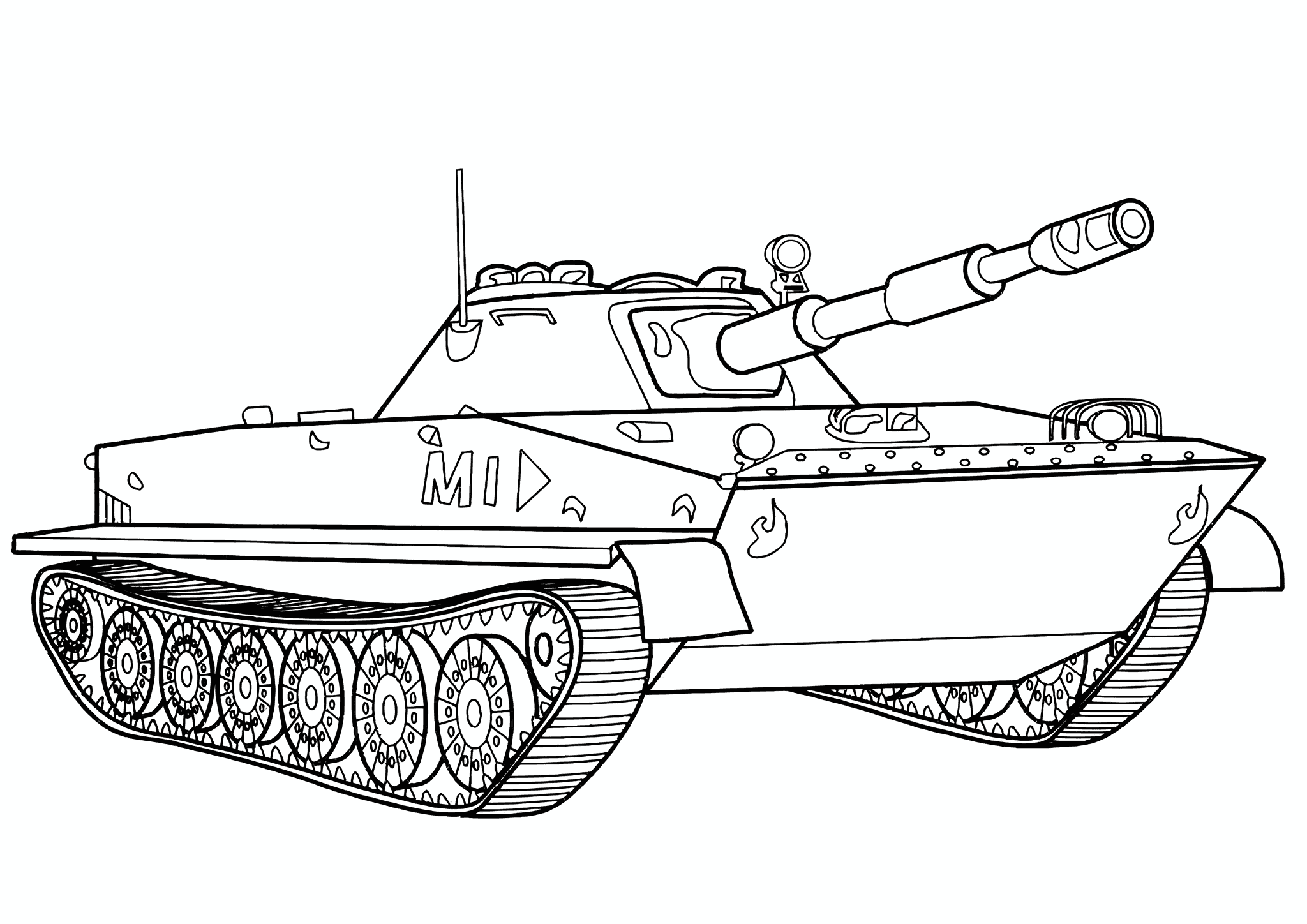Tank PT-76 (USSR)