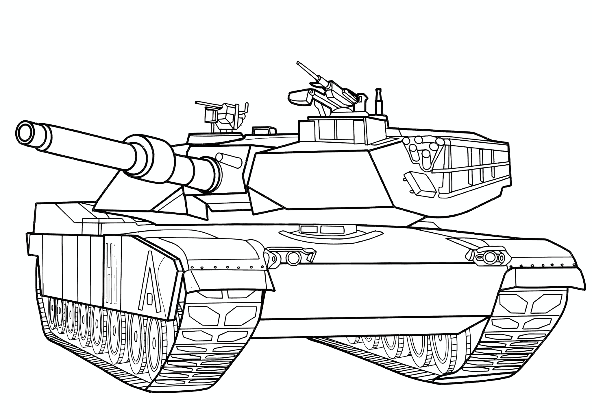 Tank Abrams M1A1 (USA)