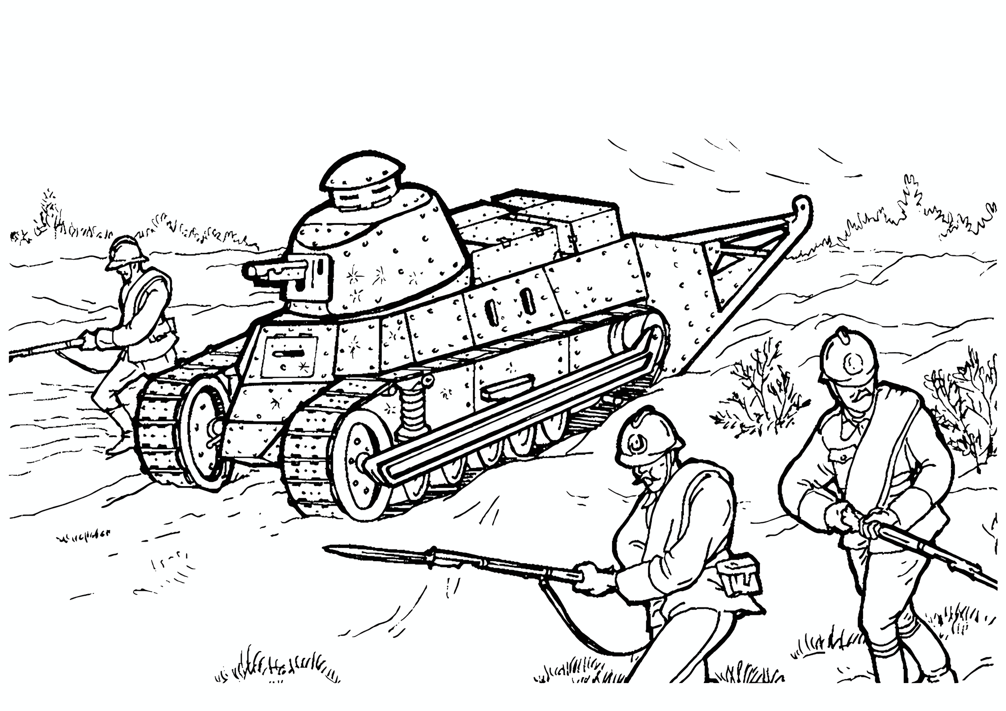 Tank Renault FT-17 (France)