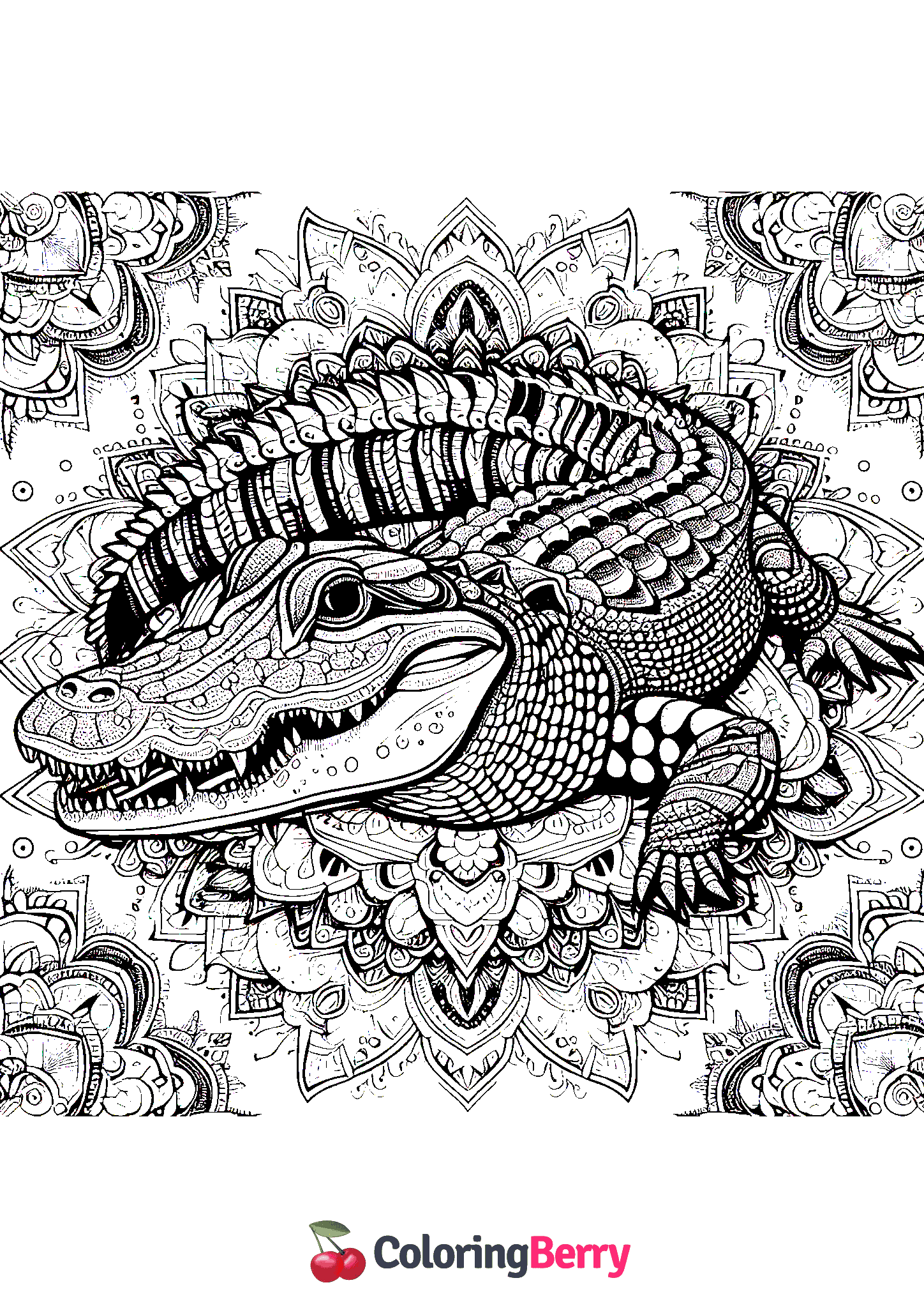 Alligator Mandala