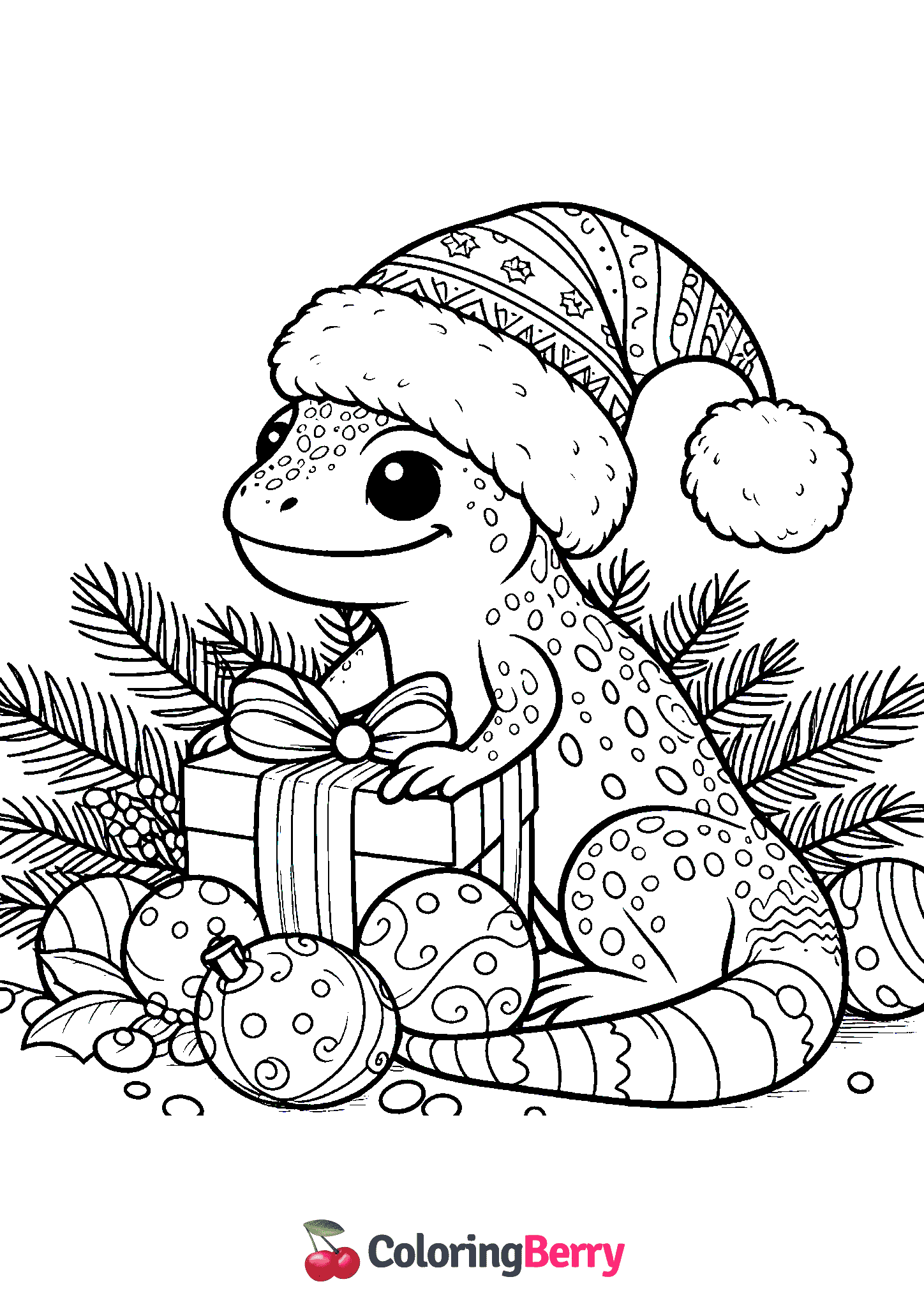 Christmas Lizard