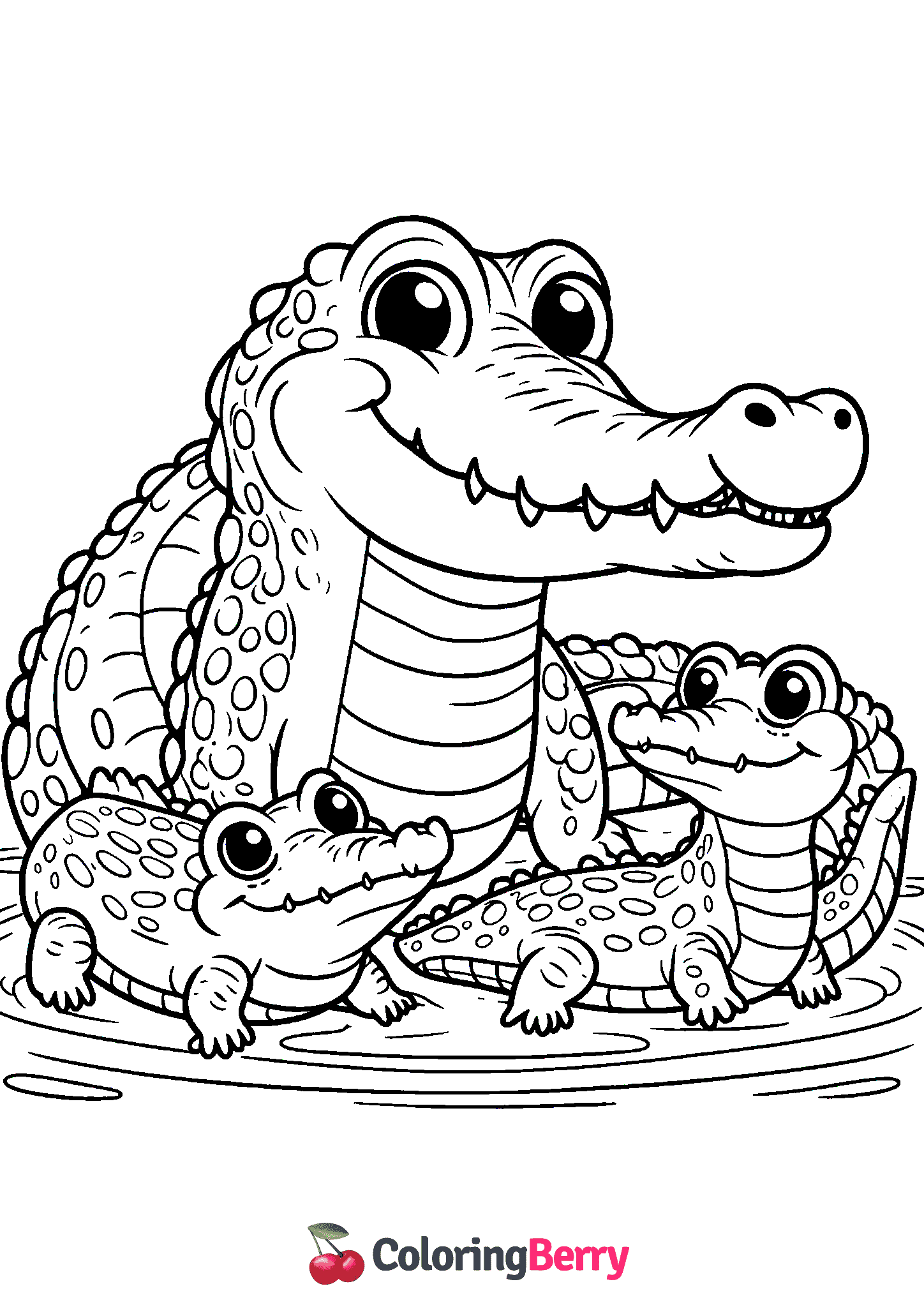 Crocodile Family