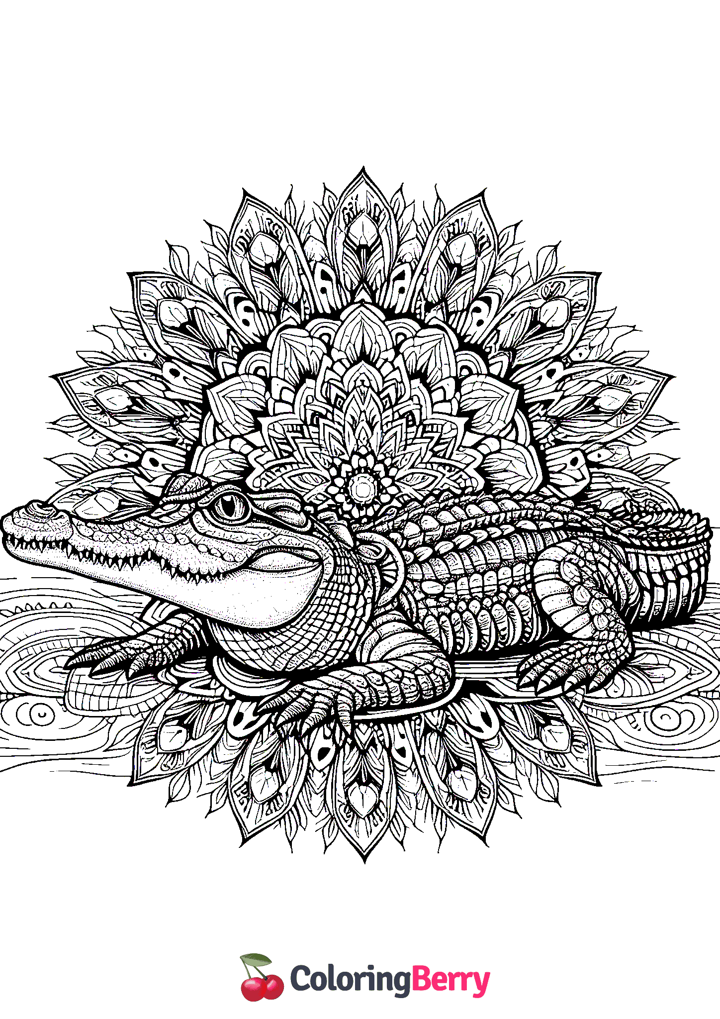 Crocodile Mandala