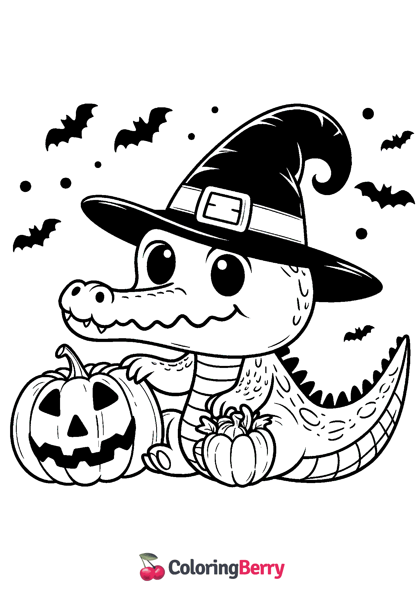Halloween Crocodile