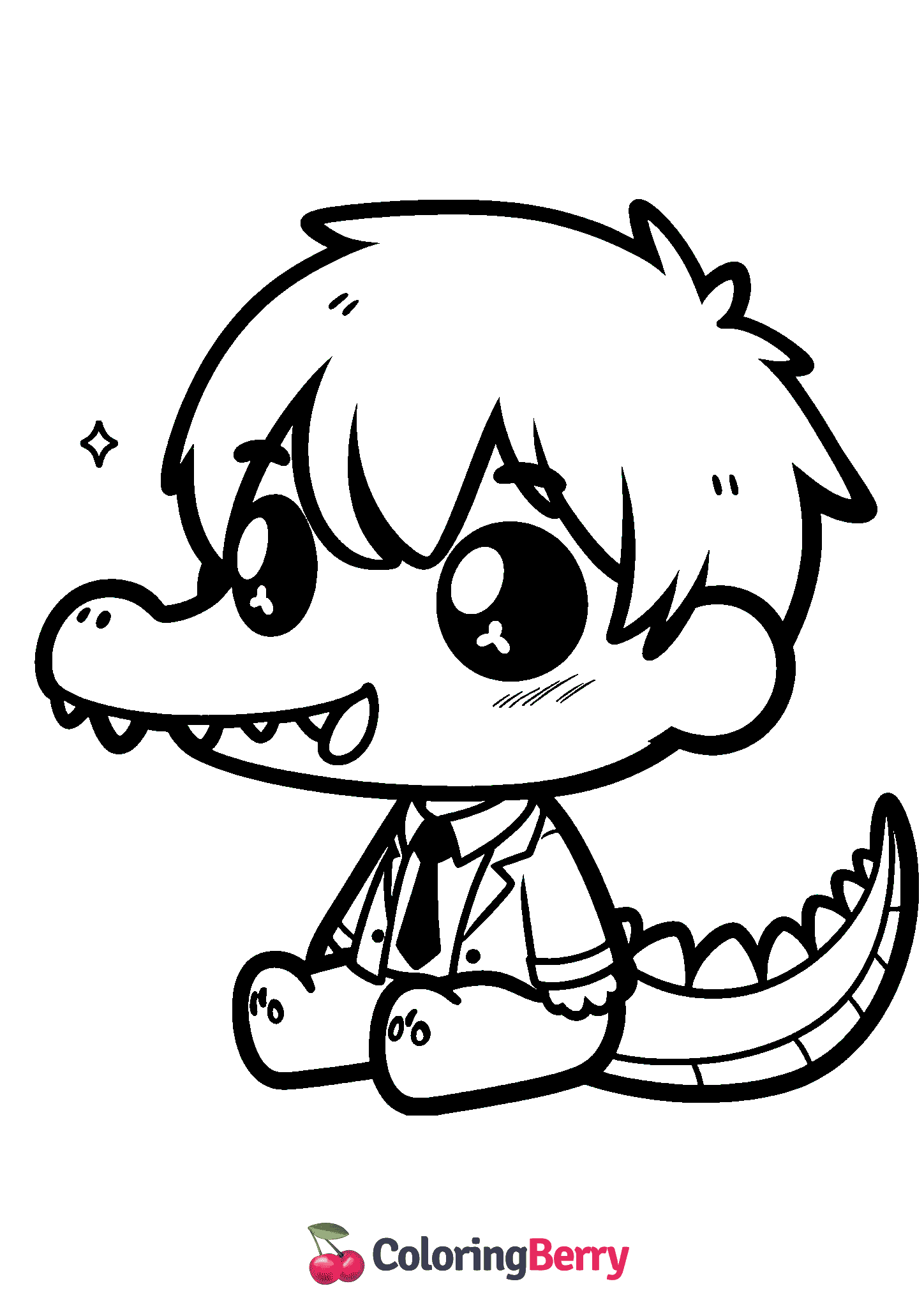 Kawaii Crocodile