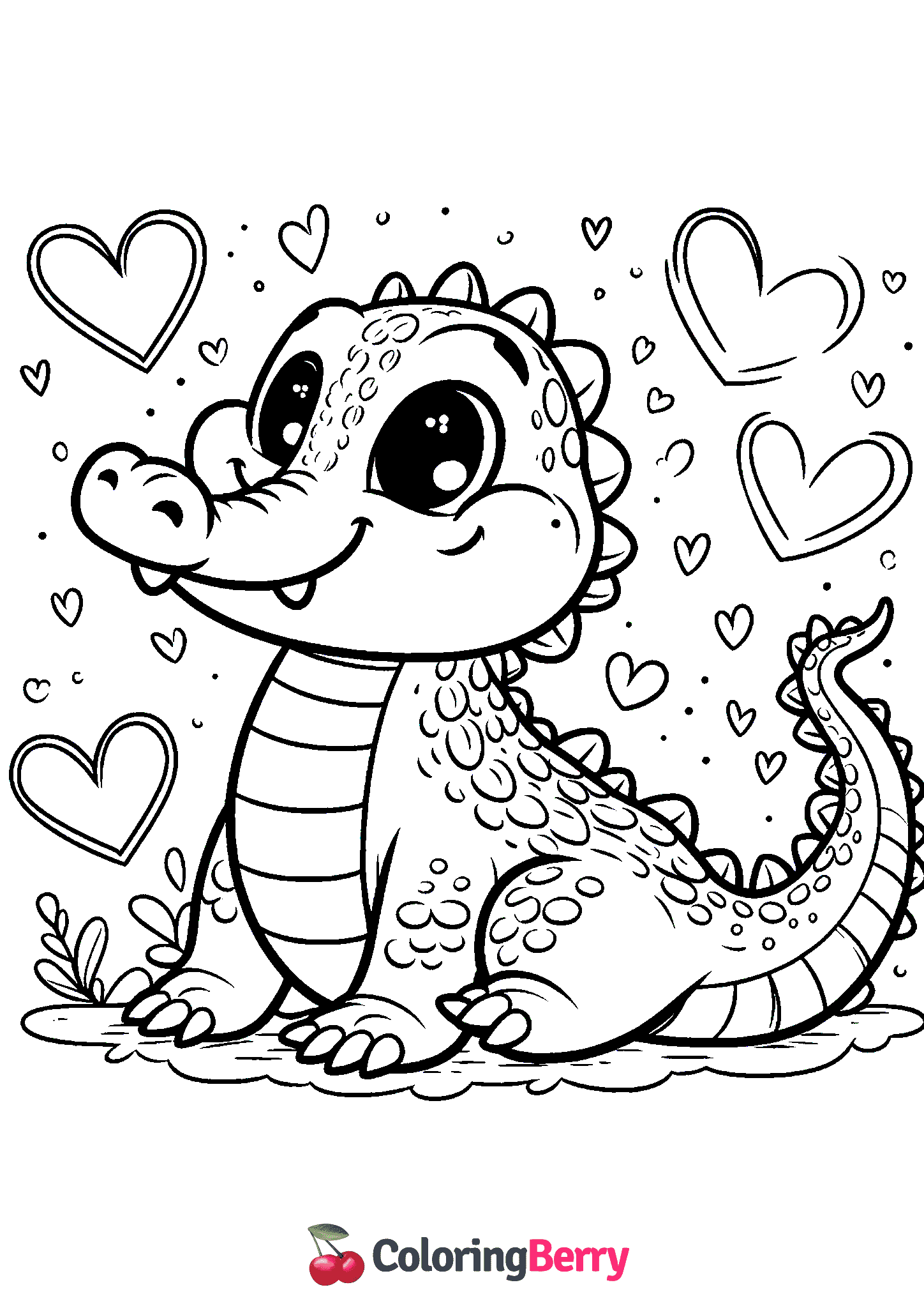 Valentine Crocodile