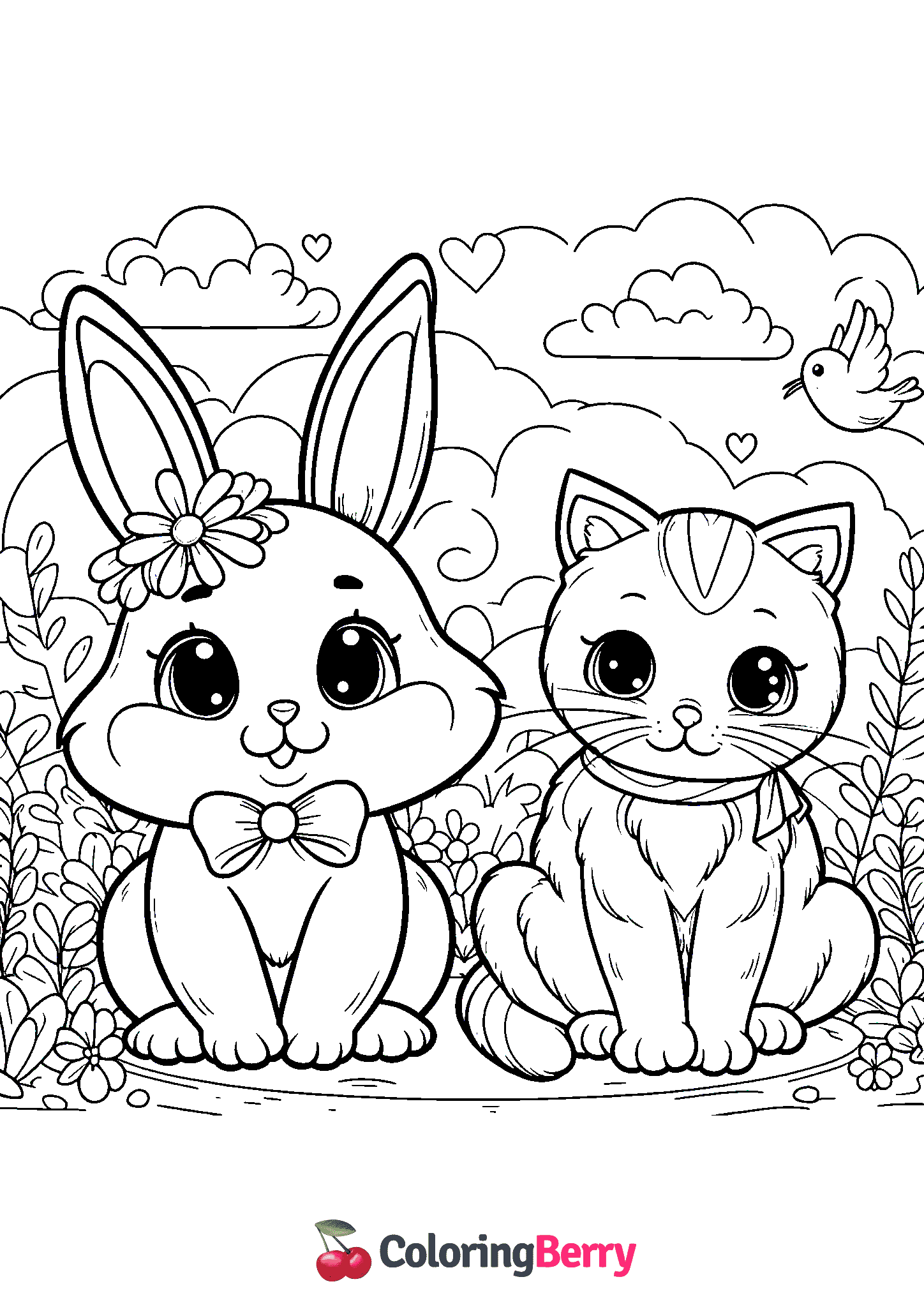 Bunny and Cat