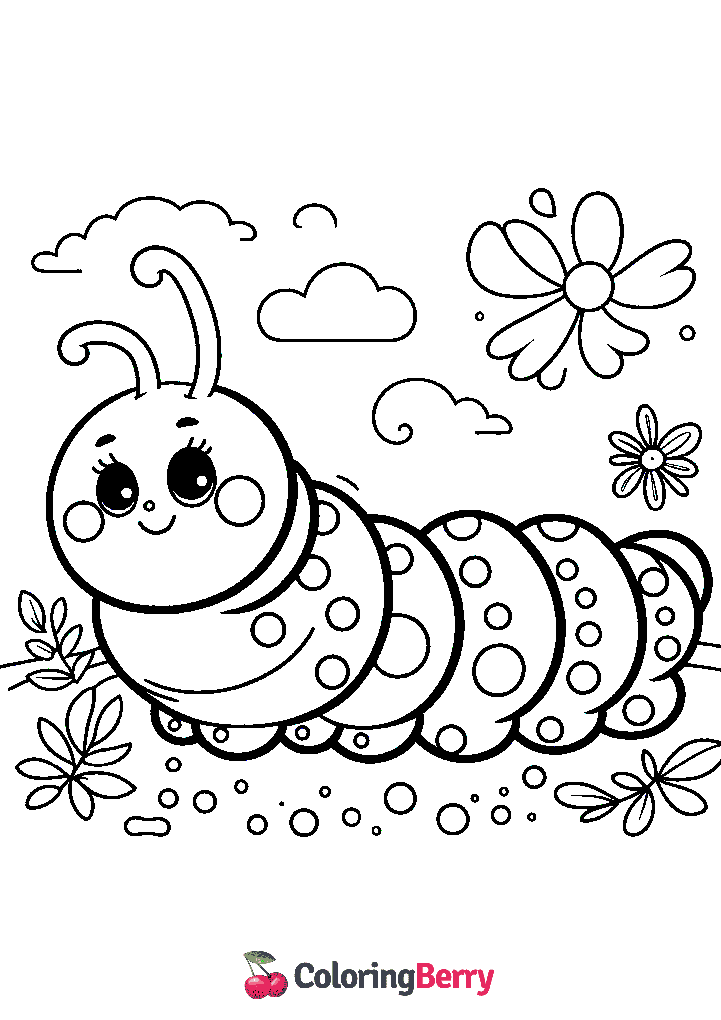 Cartoon Caterpillar
