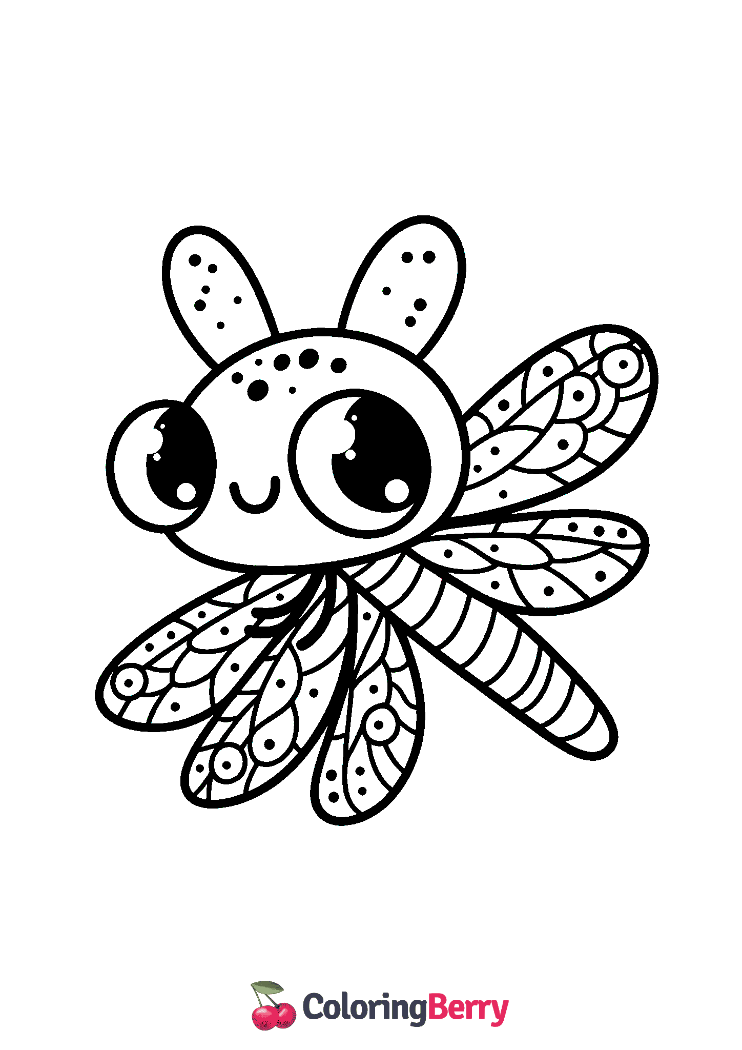 Cartoon Dragonfly