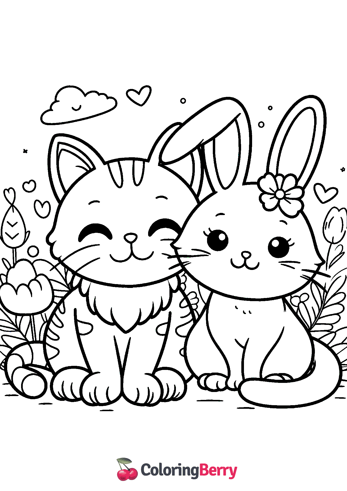 Cat and Bunny