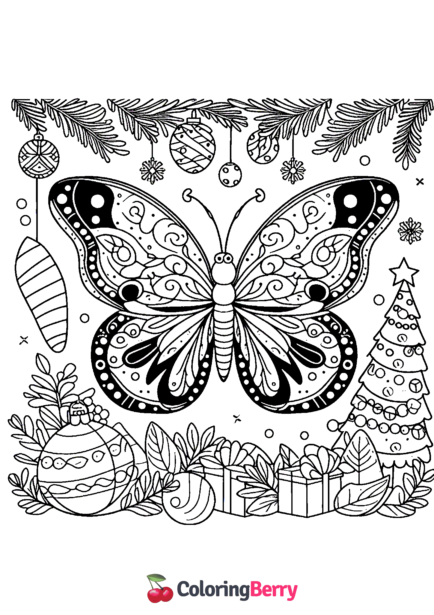 Christmas Butterfly