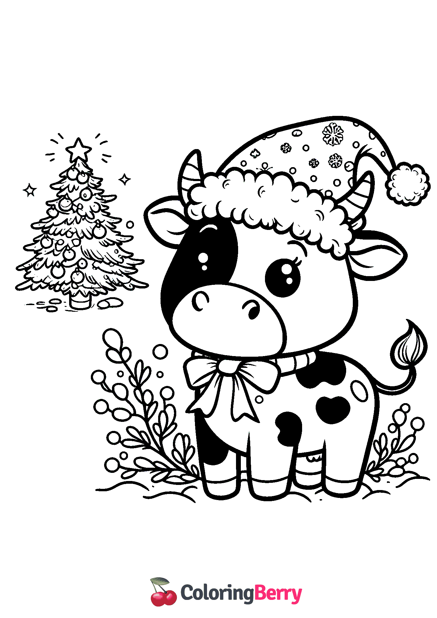 Christmas Cow