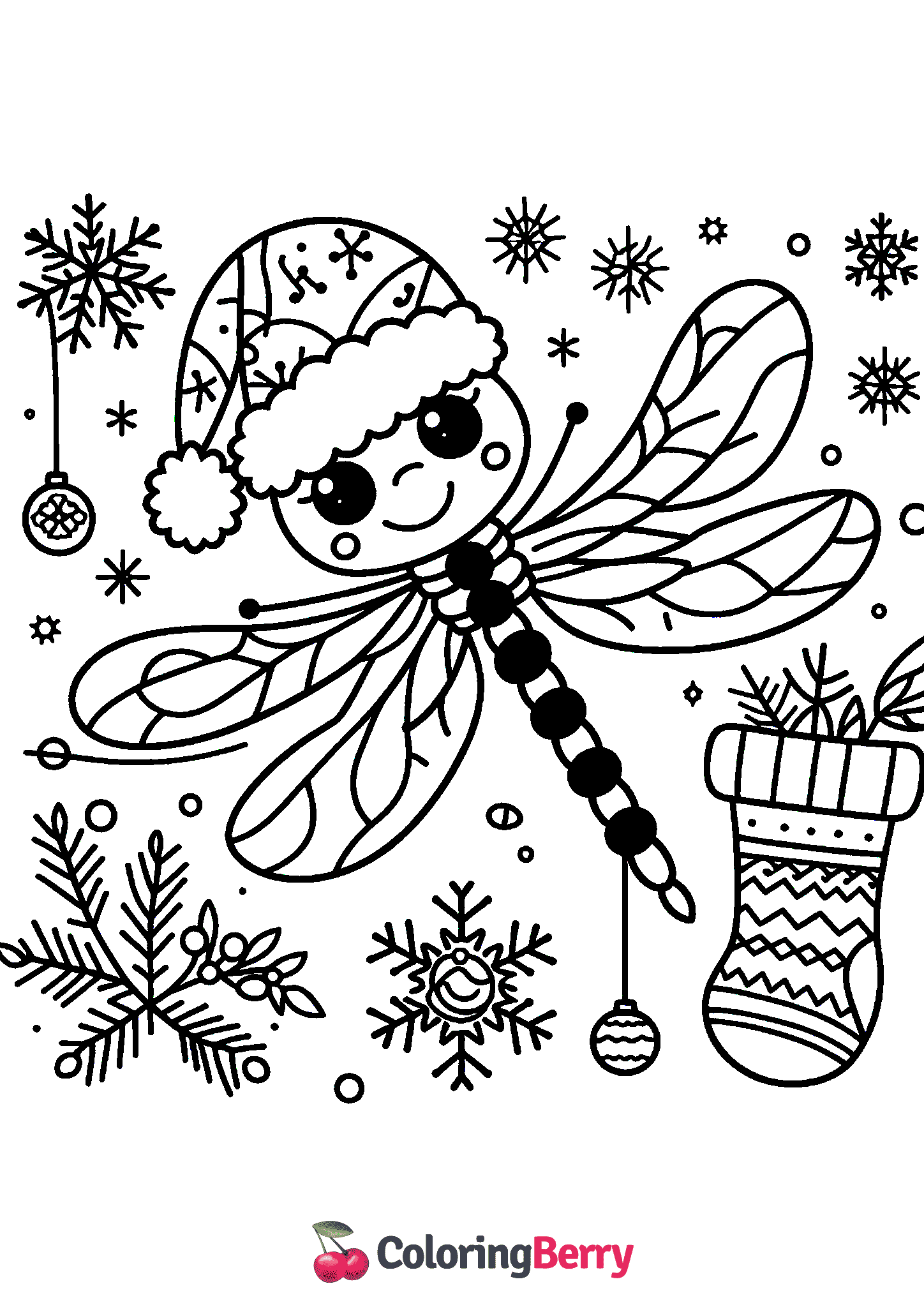 Christmas Dragonfly