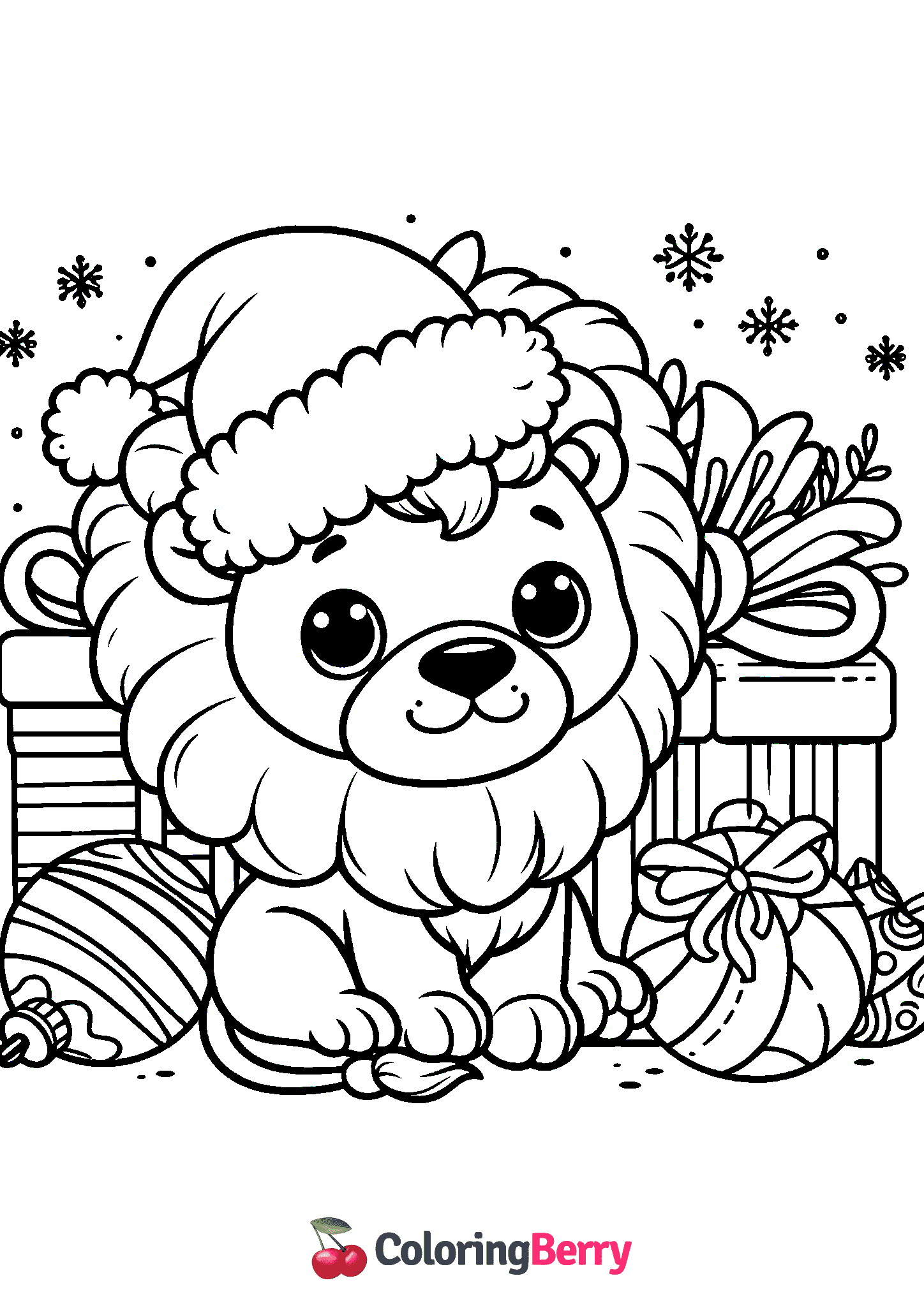 Christmas Lion