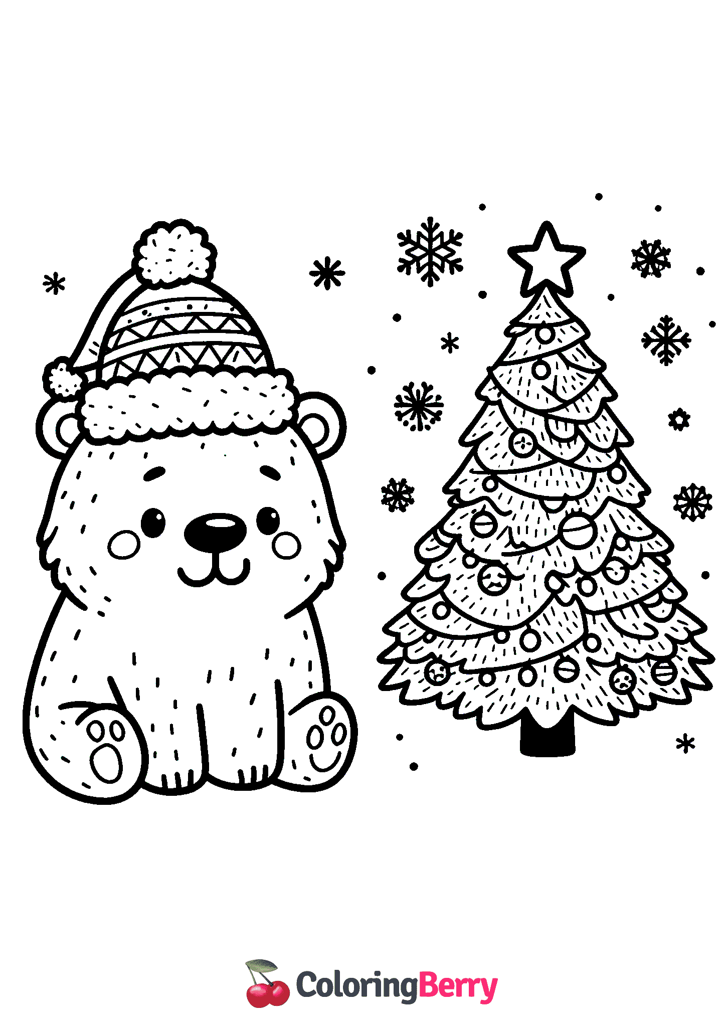Christmas Polar Bear