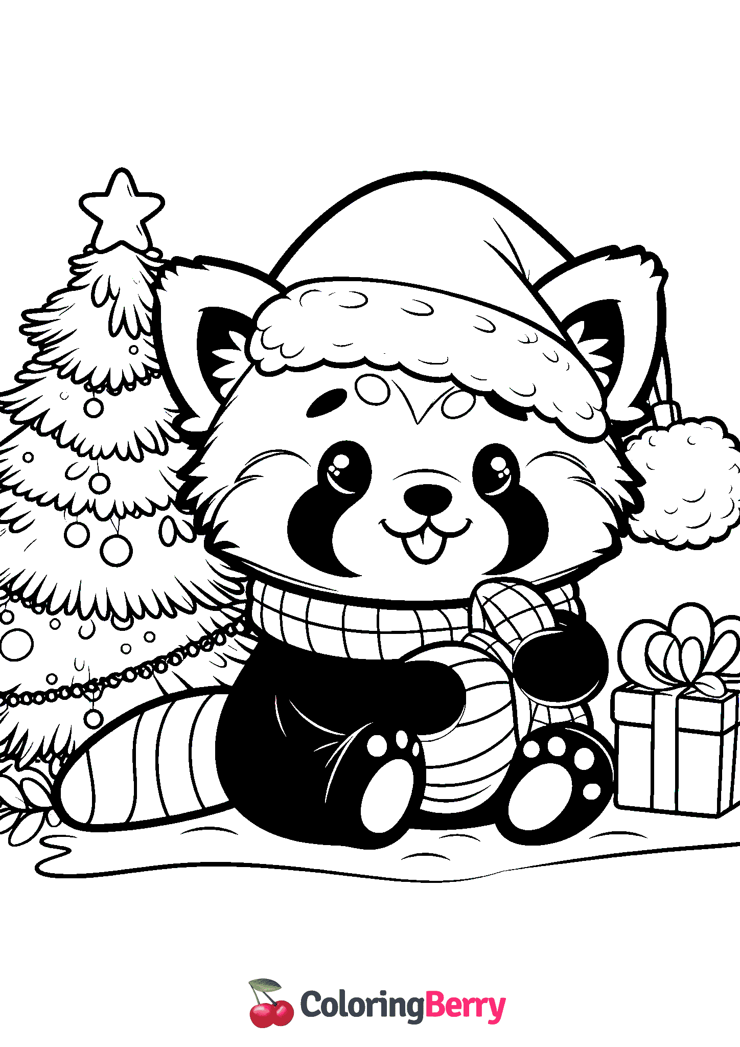 Christmas Red Panda
