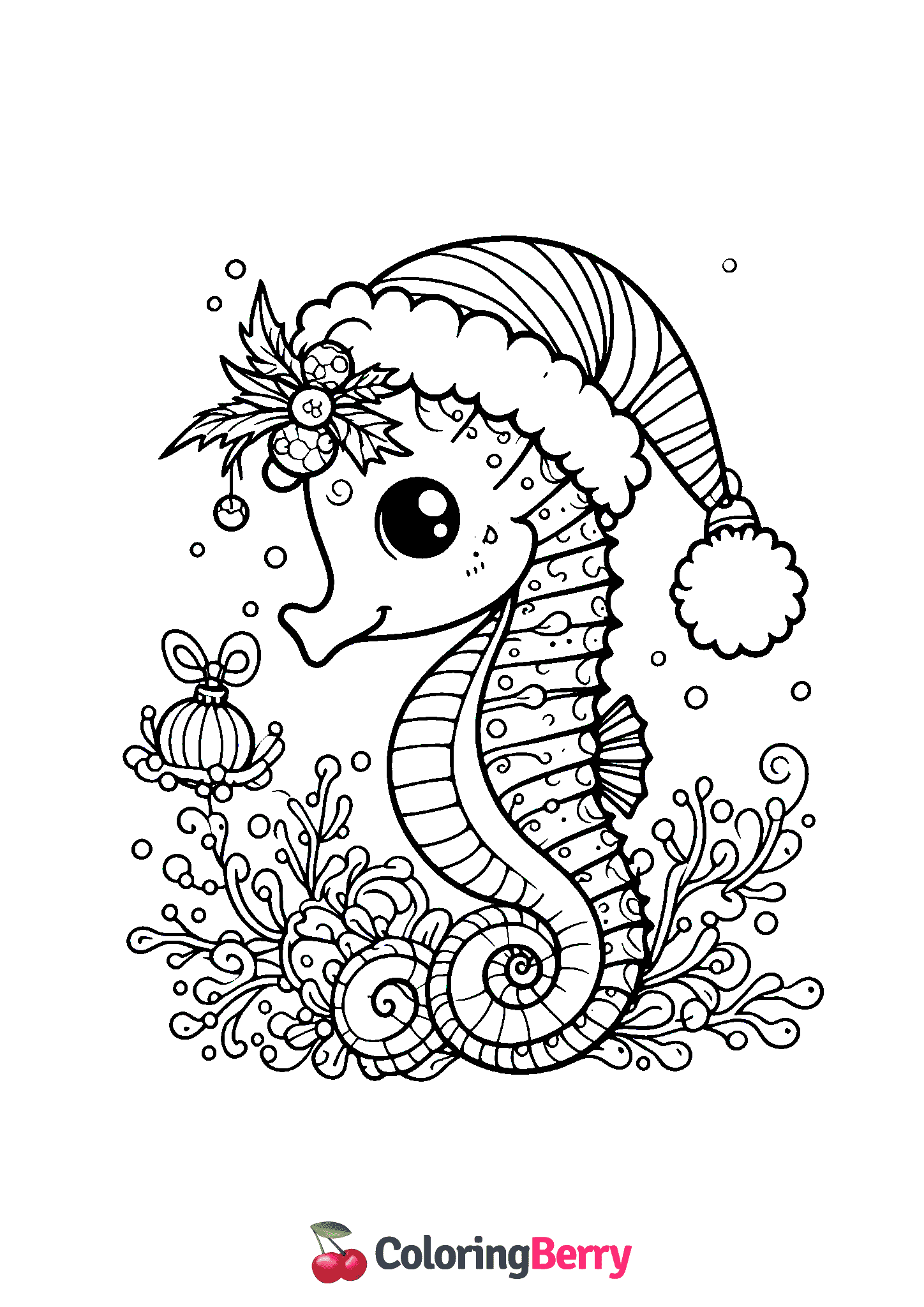 Christmas Seahorse