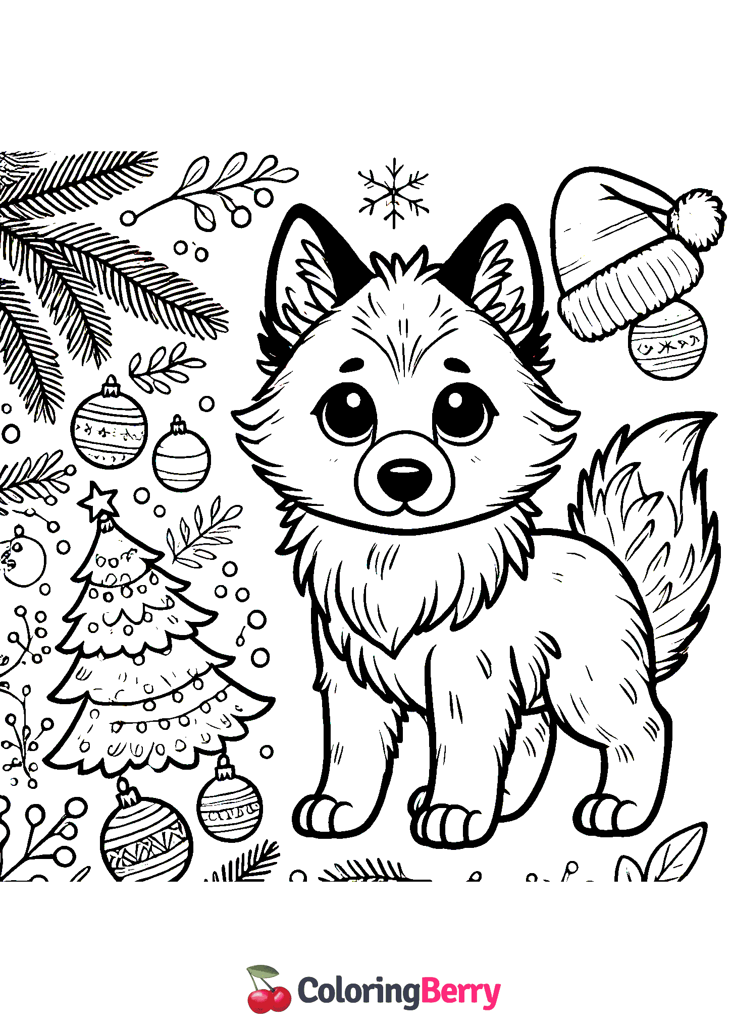 Christmas Wolf