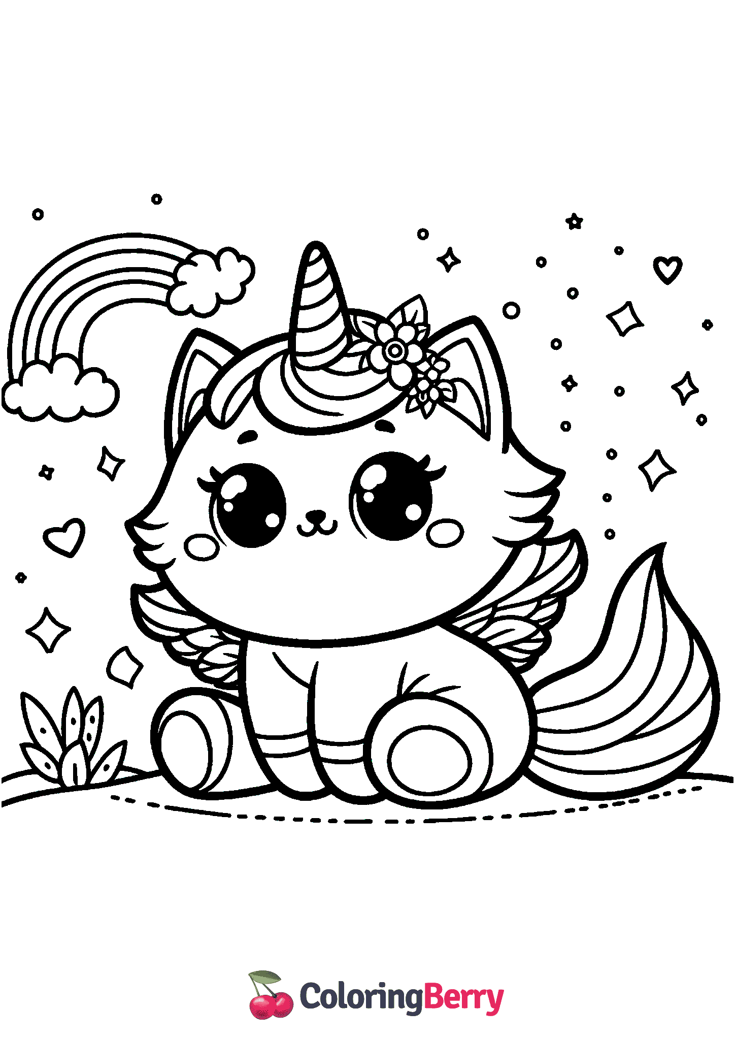 Cute Cat Unicorn