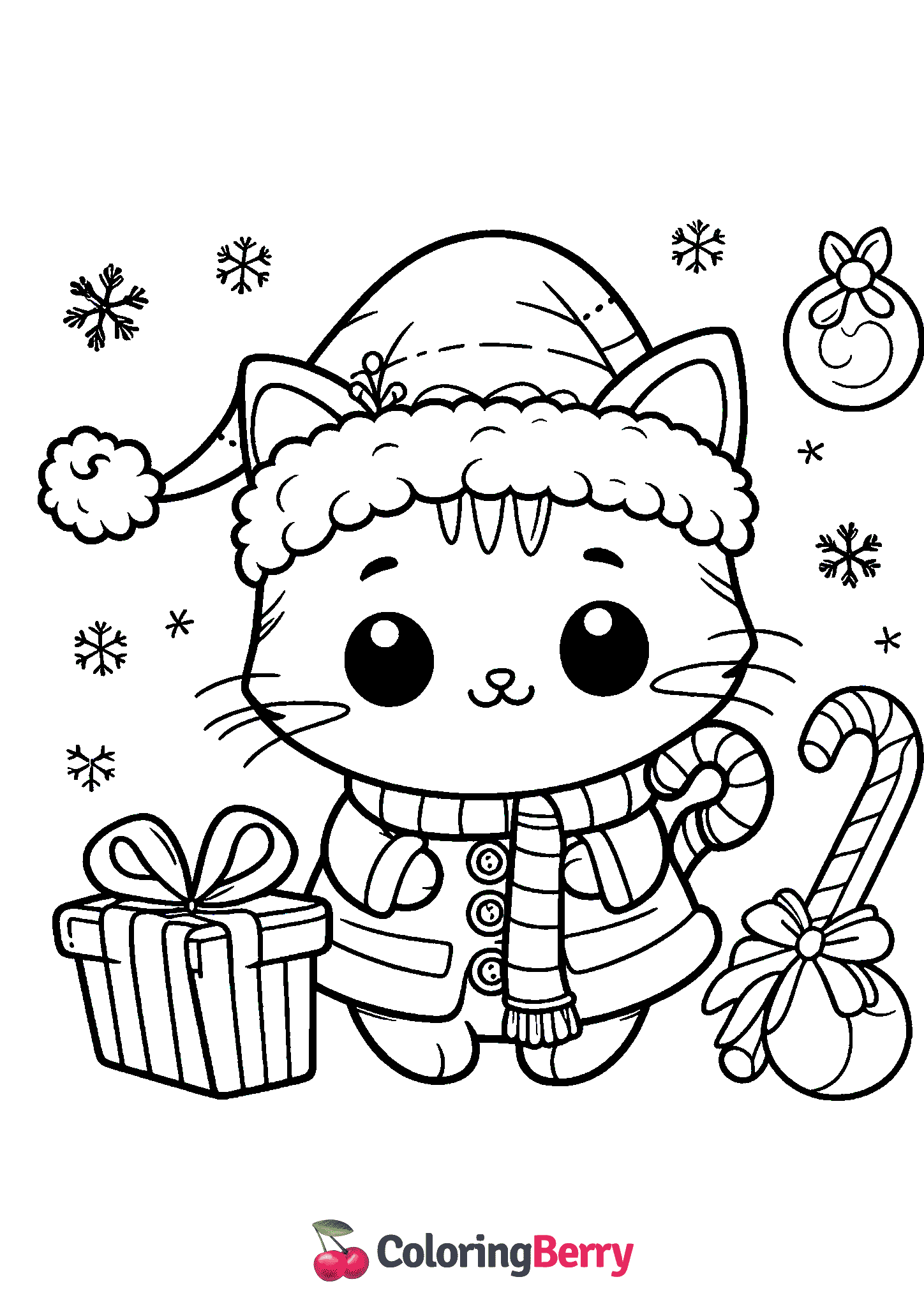 Cute Christmas Cat