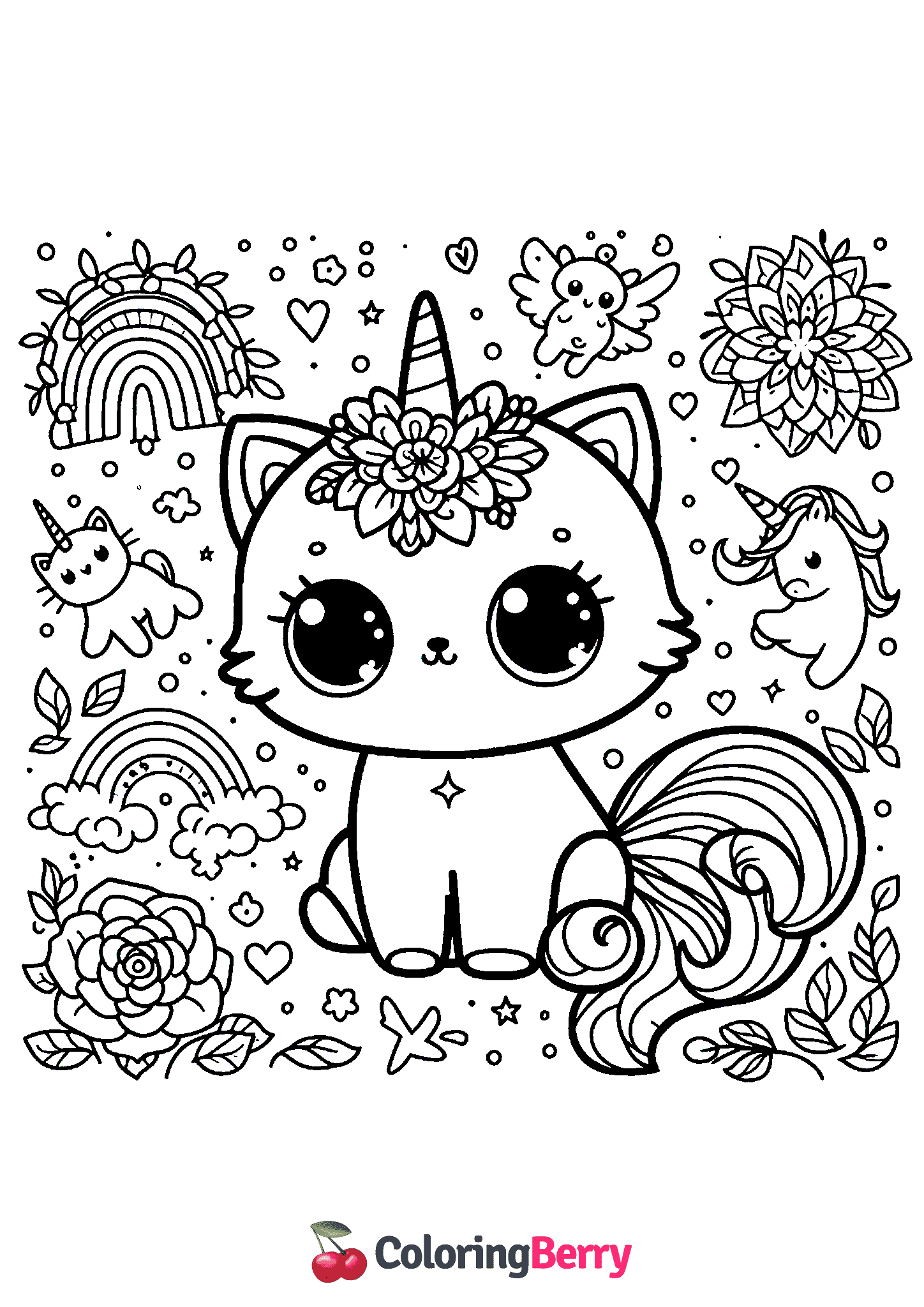 Cute Kitty Unicorn