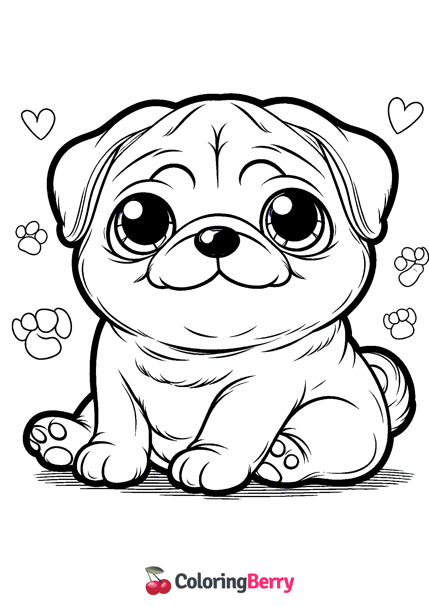 Cute Pug