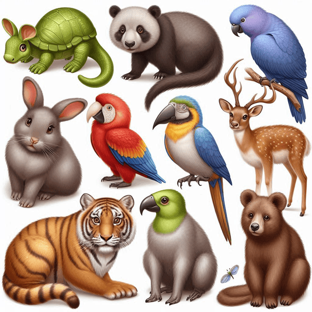 Detailed Animals