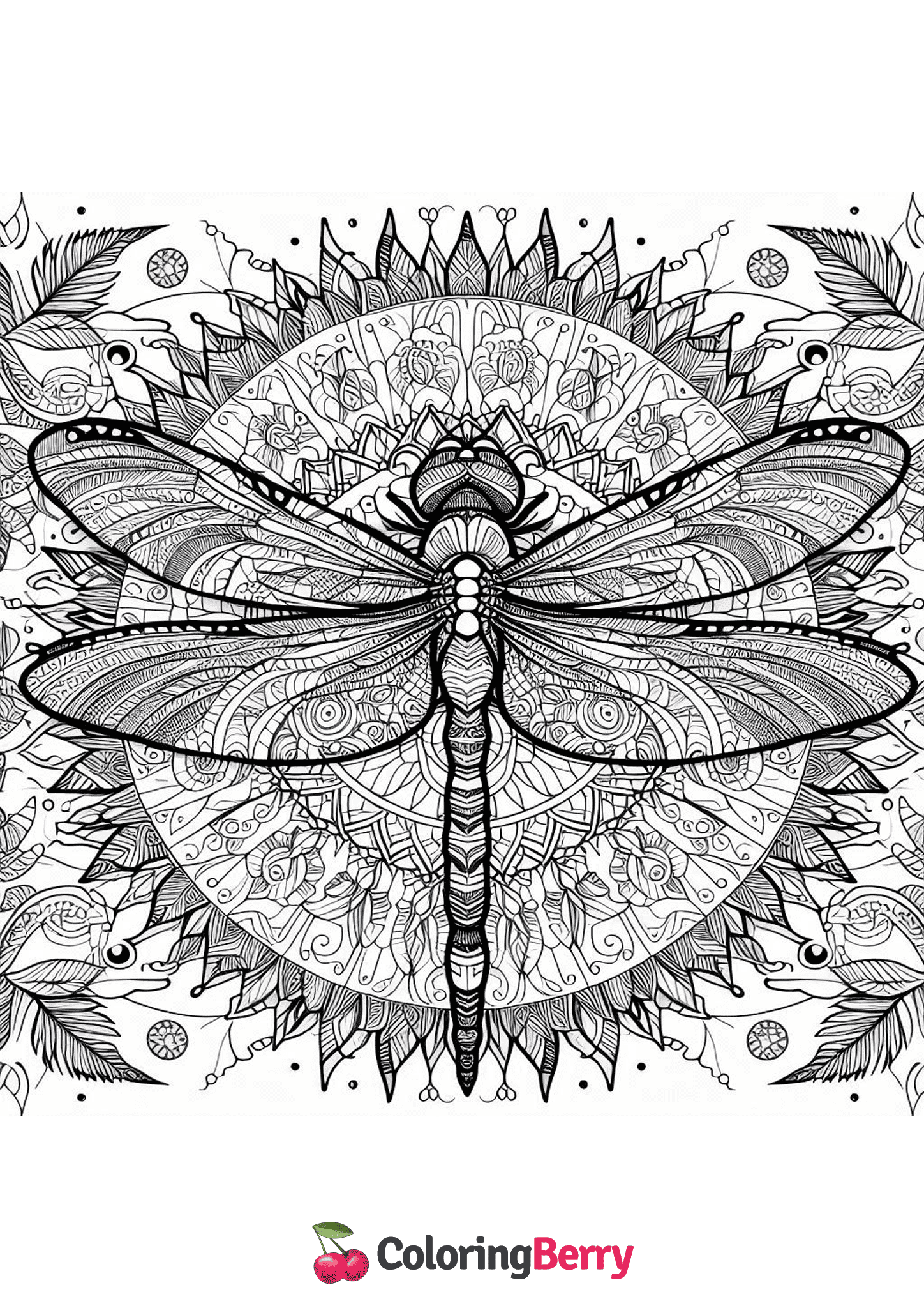 Dragonfly Mandala