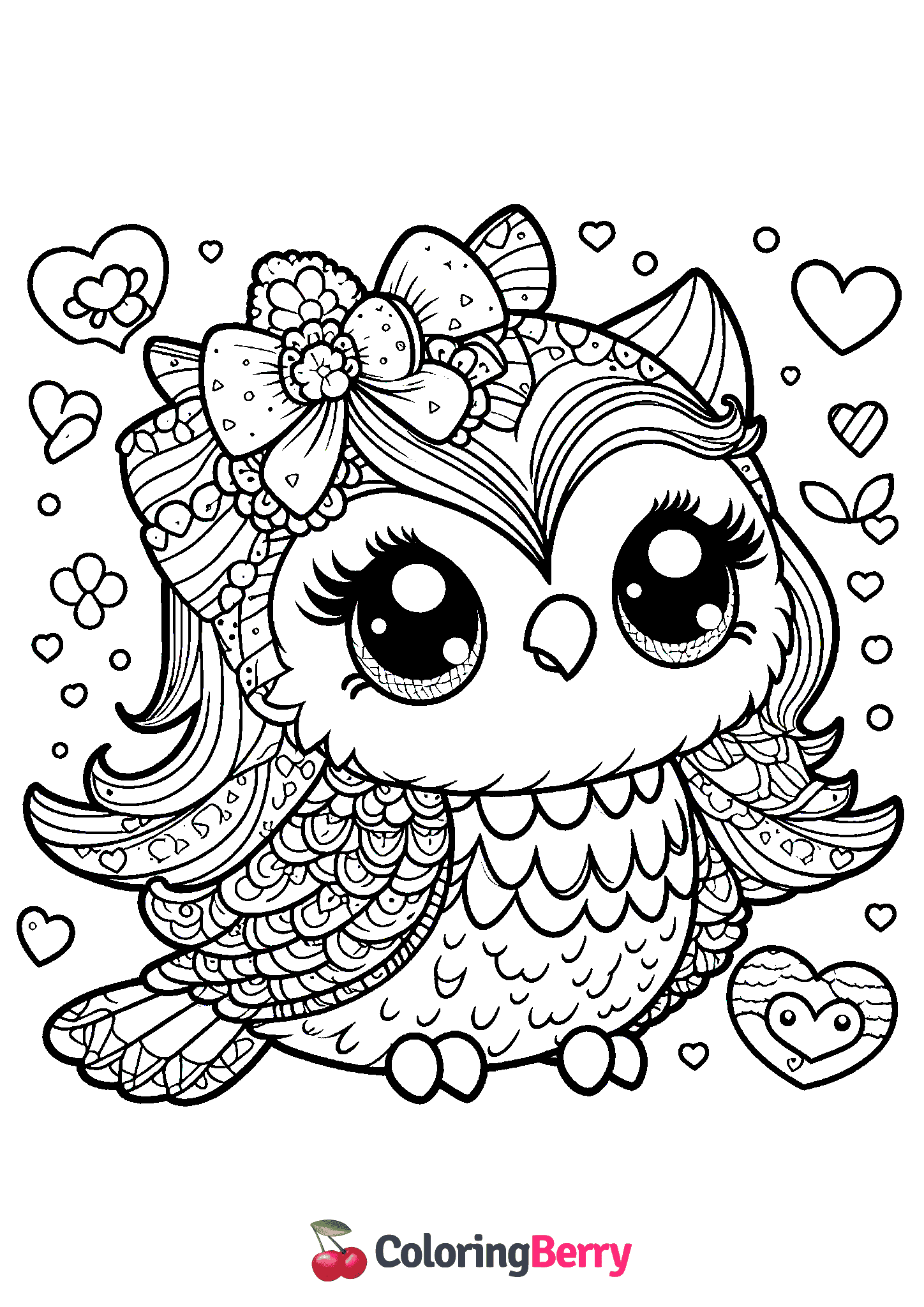 Girly Cute Owl