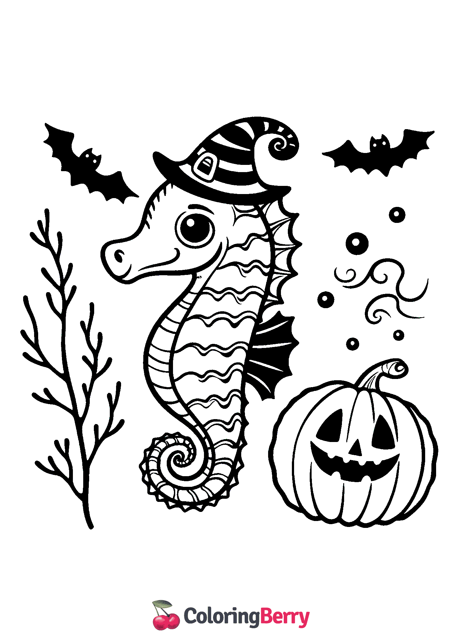 Halloween Seahorse