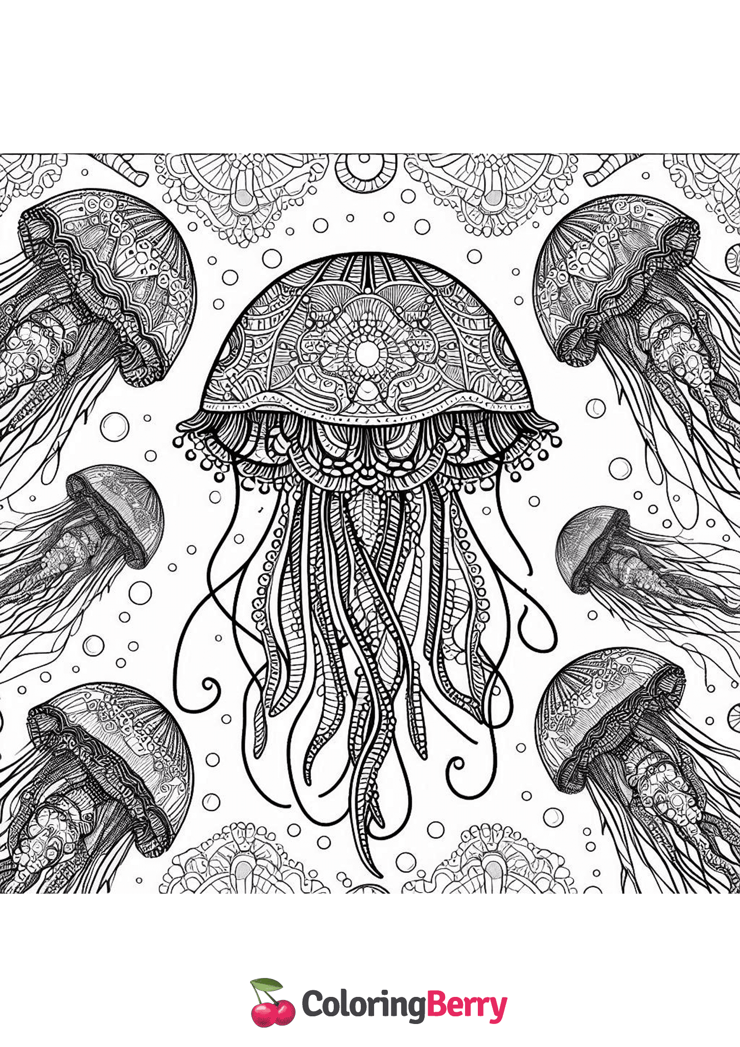 Jellyfish Mandala