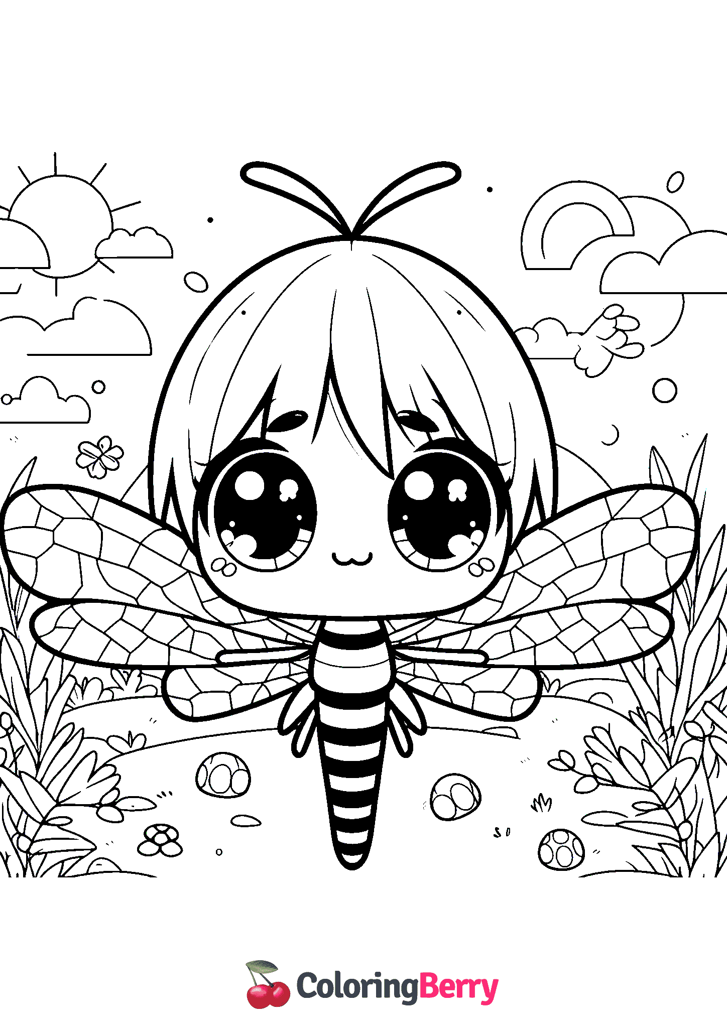 Kawaii Dragonfly